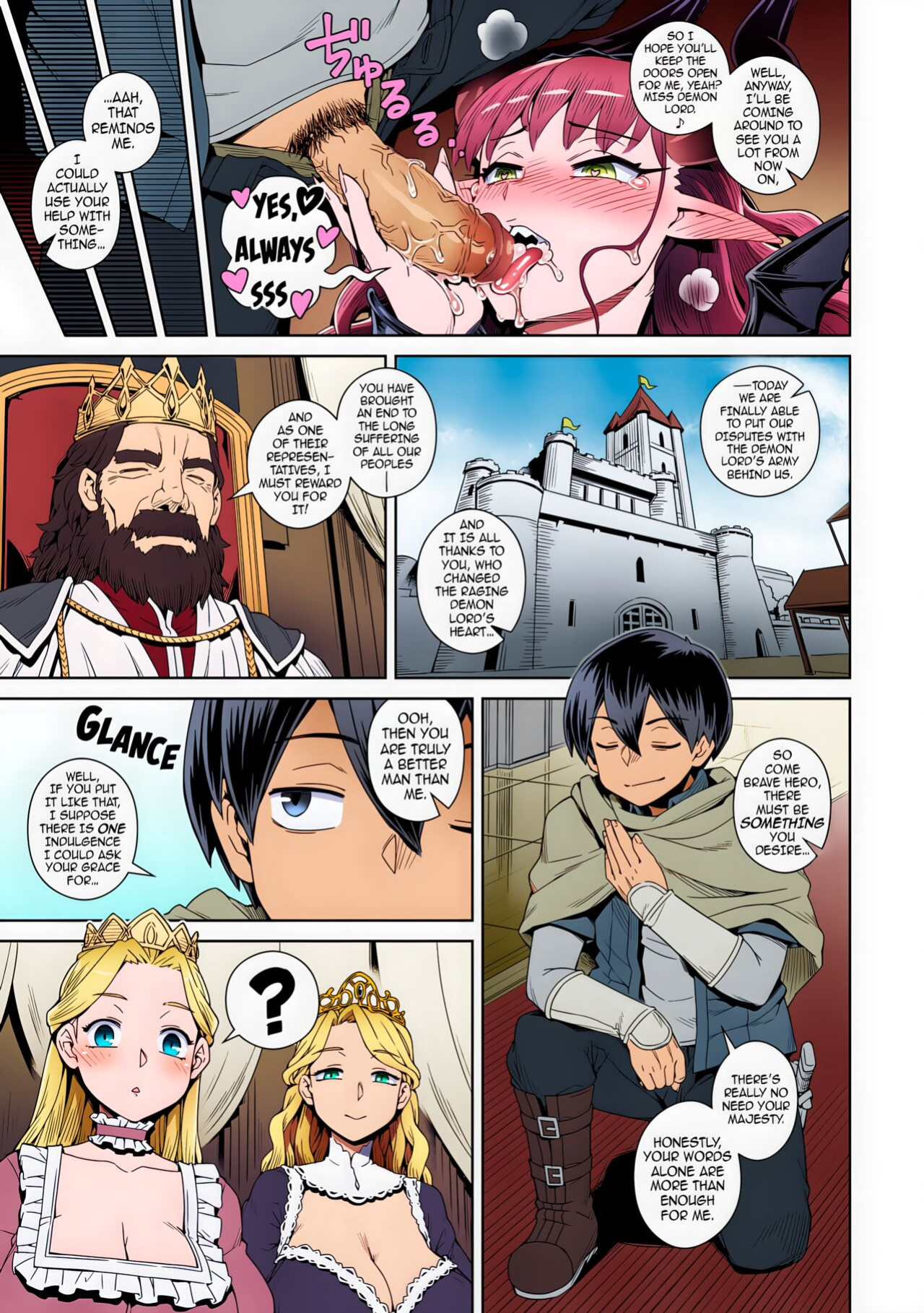 Kousuke] Ero Sumaho de Maou (Last Boss) Kouryaku | Defeating the Demon Lord (Last Boss) with a Lewd Smart Phone (COMIC Anthurium 2019-09) {darknight} [Uncensored] [Colorized]