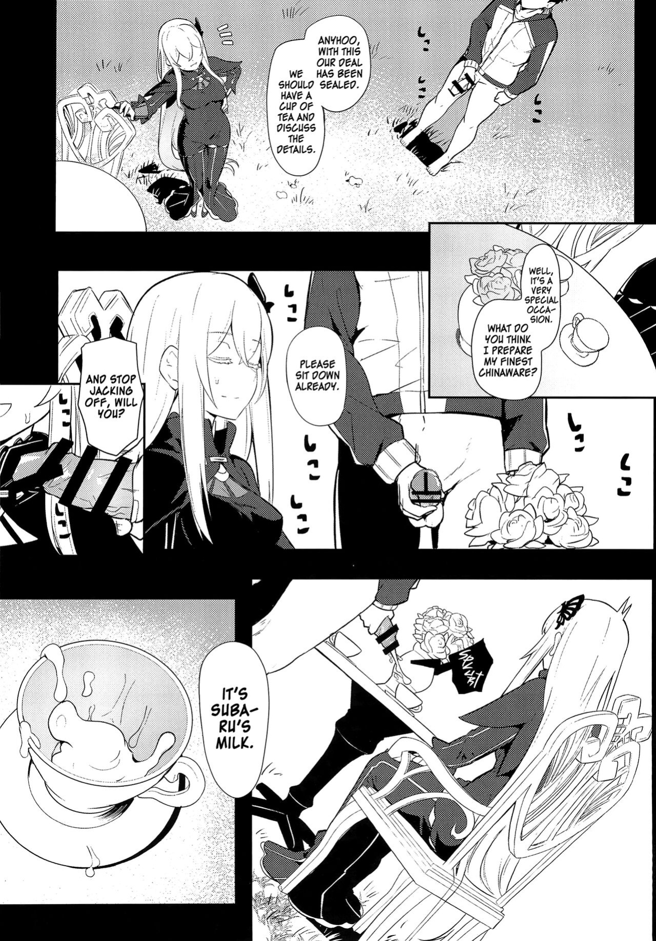 (C99) [Ohanabatake (Siseki Hirame)] Echidna sukebebon I (Re:Zero kara Hajimeru Isekai Seikatsu) [Kinsei Translations]