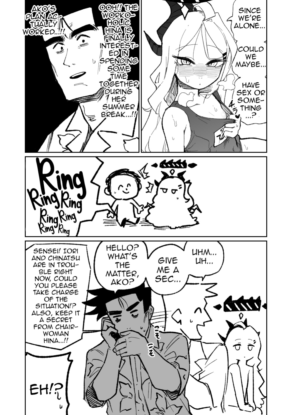 [Asahina Yoshitosi] Hina Iinchou no Natsuyasumi! | Hina's summer vacation! (Blue Archive) (Shiririn)