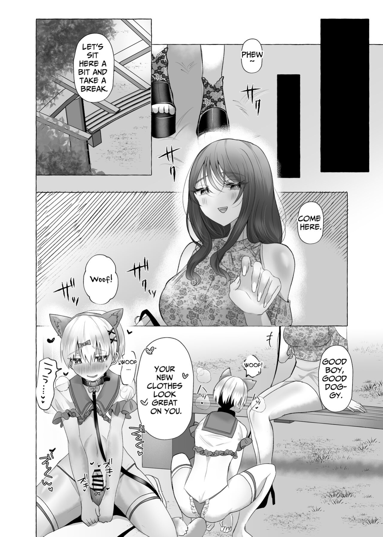 [fun aquarium (Umino Ryo)] Boku wa Kanojo no Inu ni naru ~jimikei kanojo ni aisarete to sarete shiborareru~