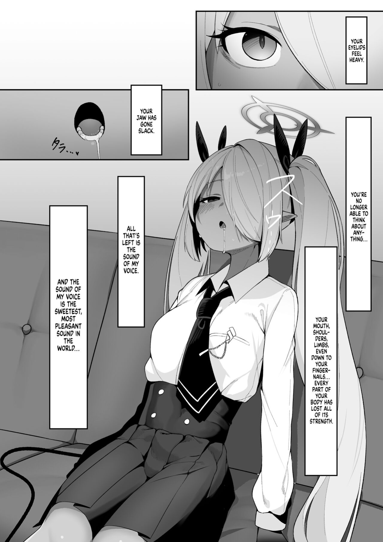 [Salty Dog. (Umashio)] Shiromi Iori o Hypno-ru. | Shiromi Iori Gets Hypnotized. (Blue Archive) [Xzosk]