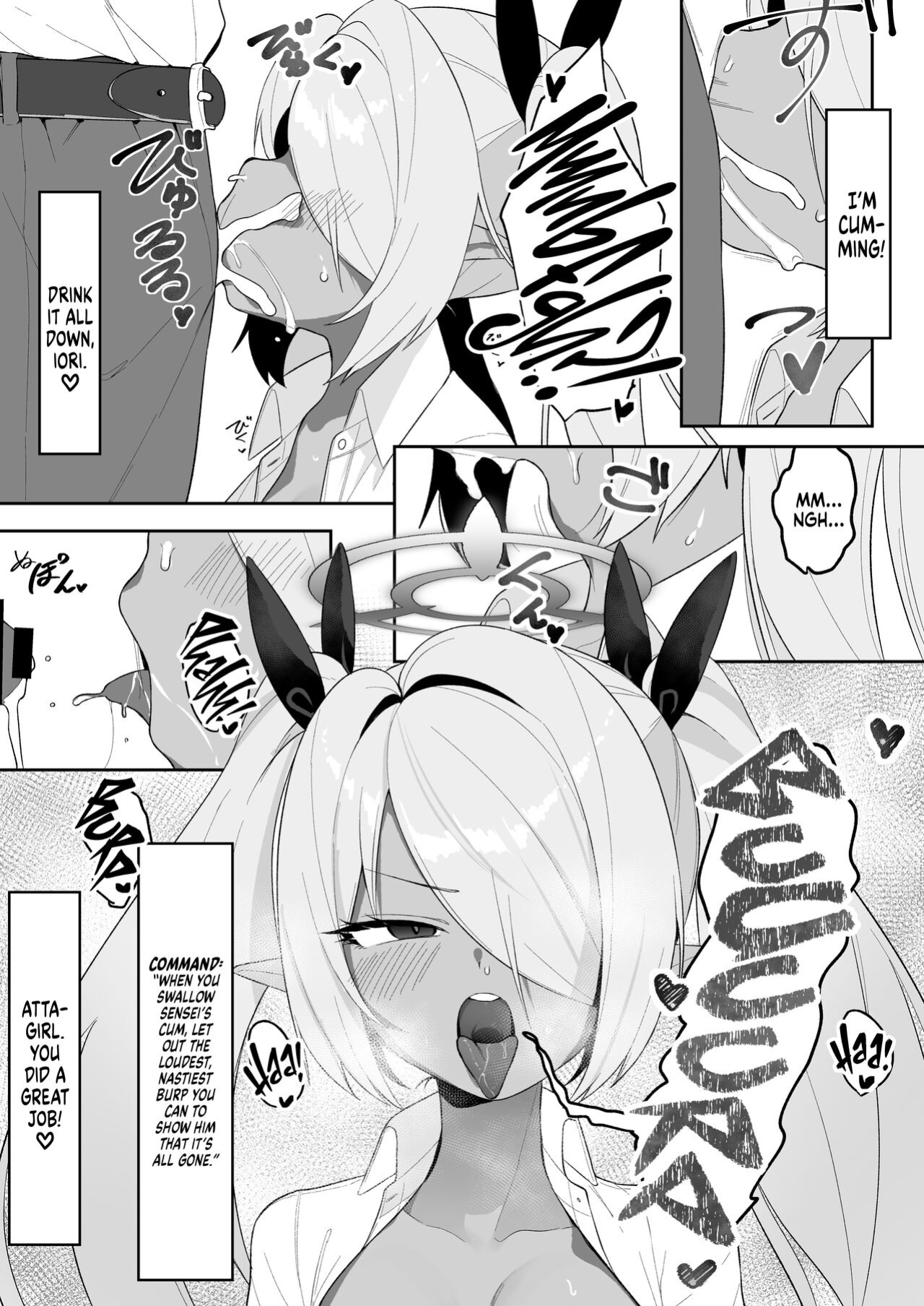 [Salty Dog. (Umashio)] Shiromi Iori o Hypno-ru. | Shiromi Iori Gets Hypnotized. (Blue Archive) [Xzosk]