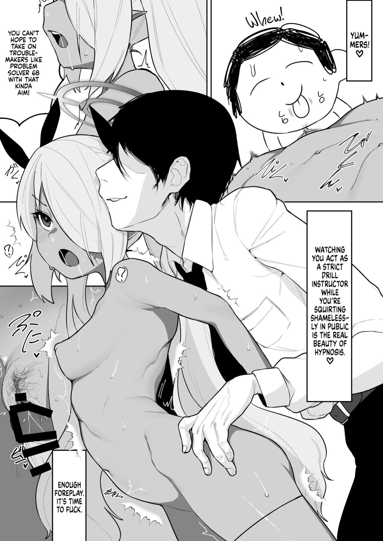 [Salty Dog. (Umashio)] Shiromi Iori o Hypno-ru. | Shiromi Iori Gets Hypnotized. (Blue Archive) [Xzosk]