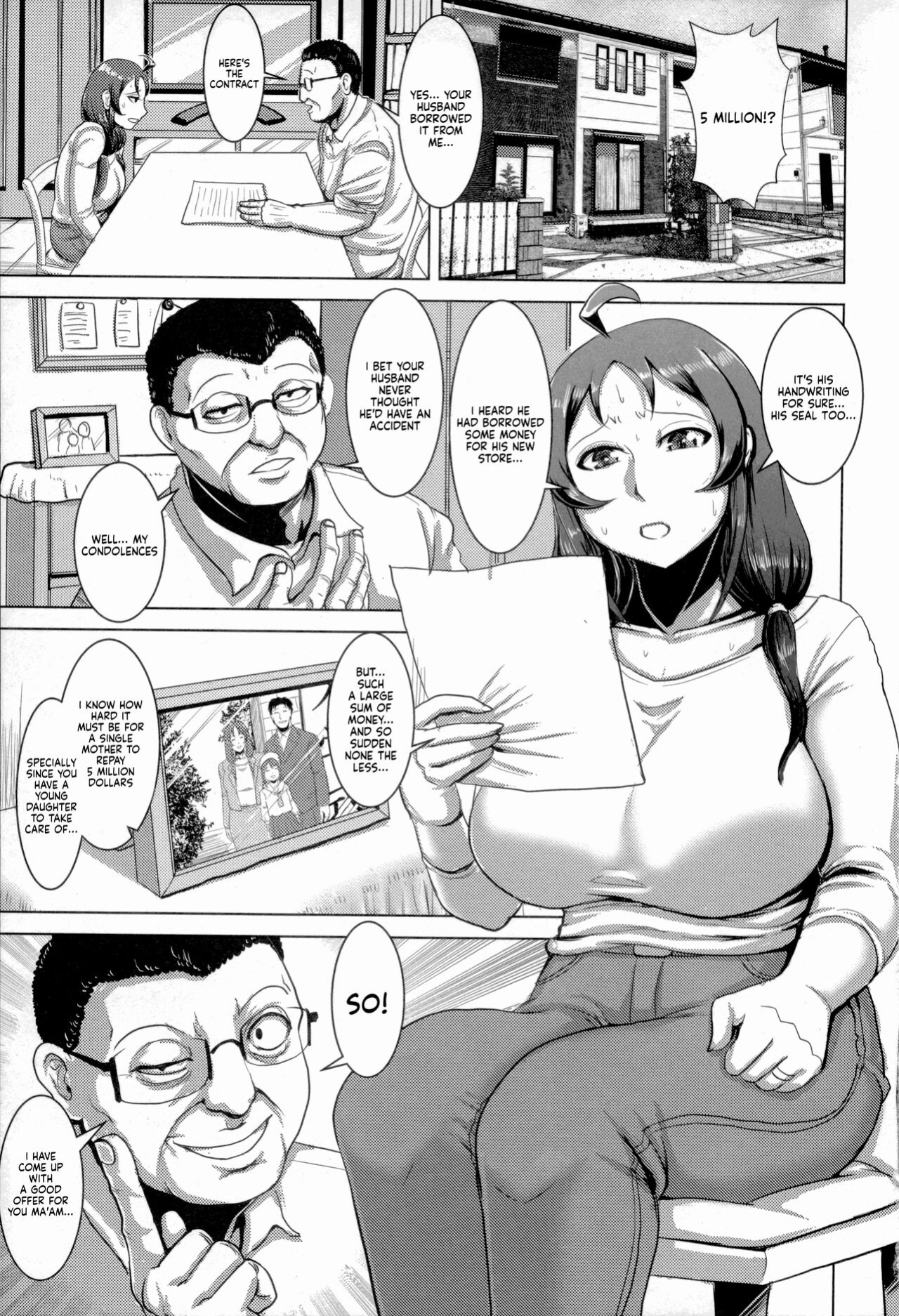 [Naniwadou Matatabi] A Widow's Lewdness and Depravity