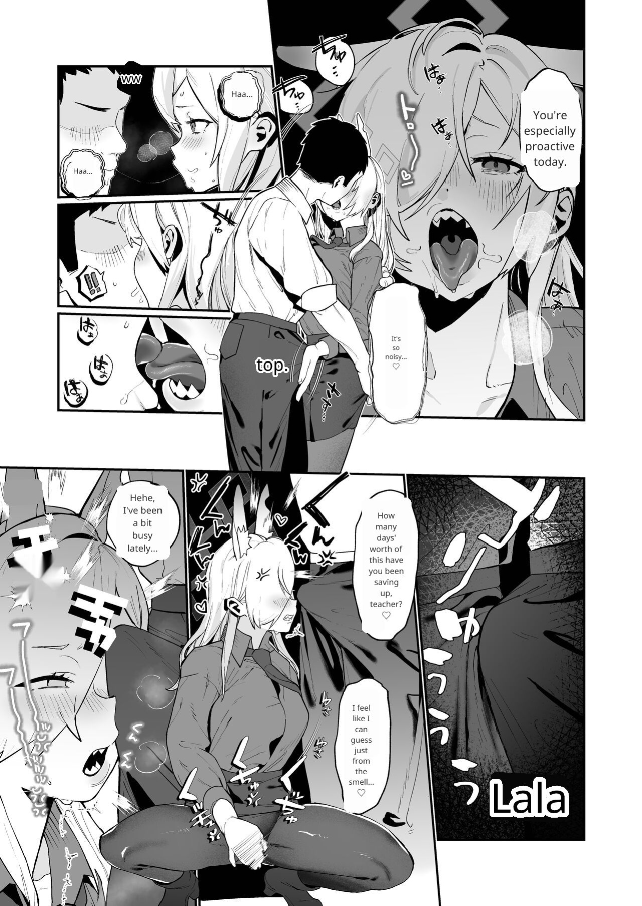 [Muchimuchitei (Hakujitsu Mamire)] Kanna (Ima) x Sensei x Kanna (Mukashi) 3P Suru Hanashi (Blue Archive)