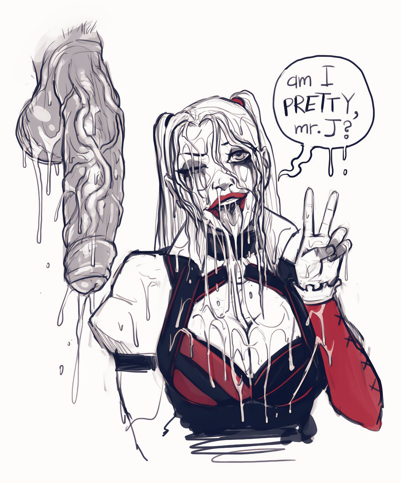 [DevilHS] Harley Quin Superslut + Extras (Upscaled)