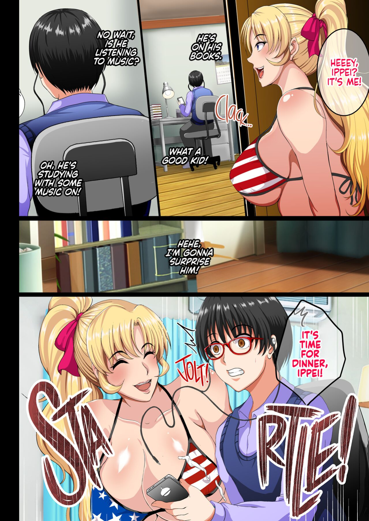 [Shouchuu MAC (Hozumi Kenji)] Blond Sister-in-Law NTR
