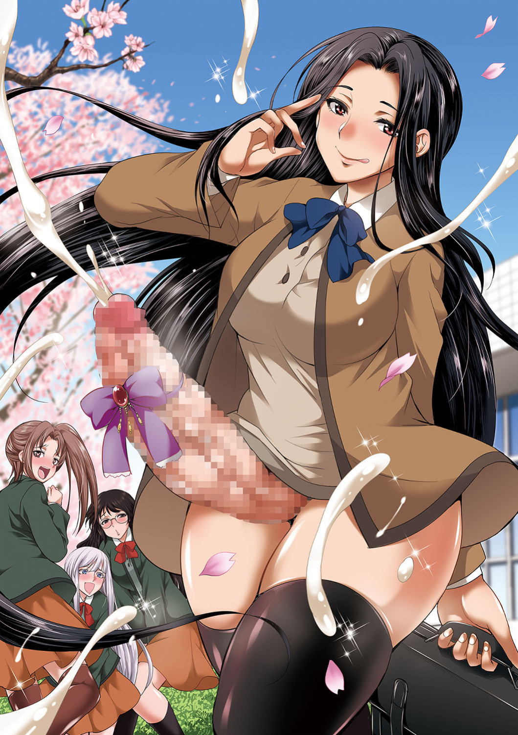 [Gekka Kaguya] Futanari x Reijou x Dairankou - Futanari Daughter Grand Orgy [desudesu]