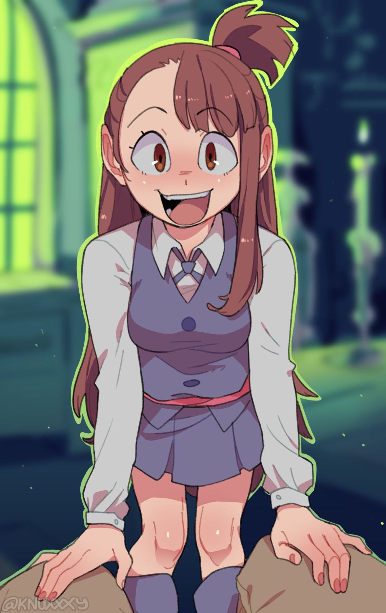 [Knuxxxy] Akko's New Job (Little Witch Academia)
