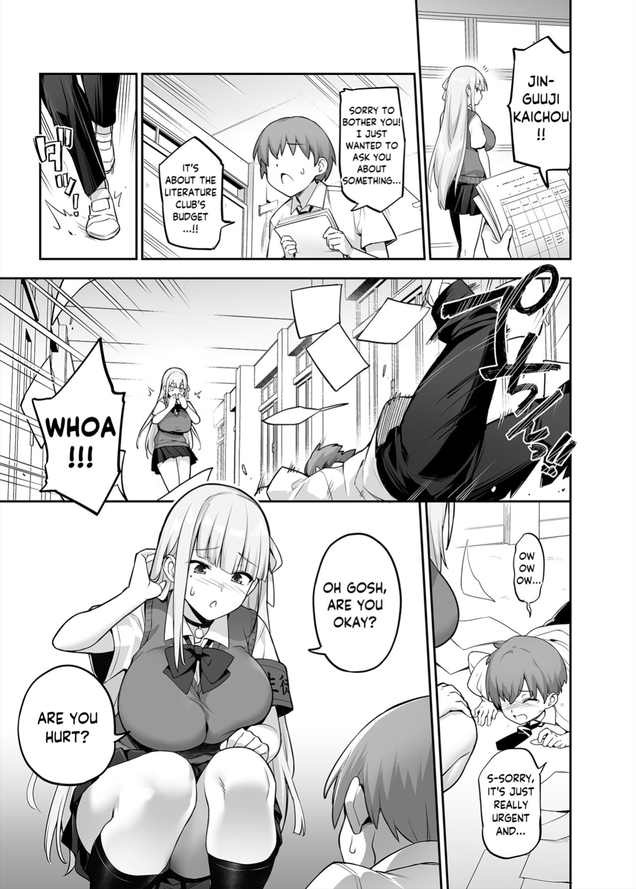 [TRY] Akogare no Seitokaichou ga Kyonyuu Sugiru Ken | The Beloved Student Council President With the Obscenely Big Tits [SaLamiLid]