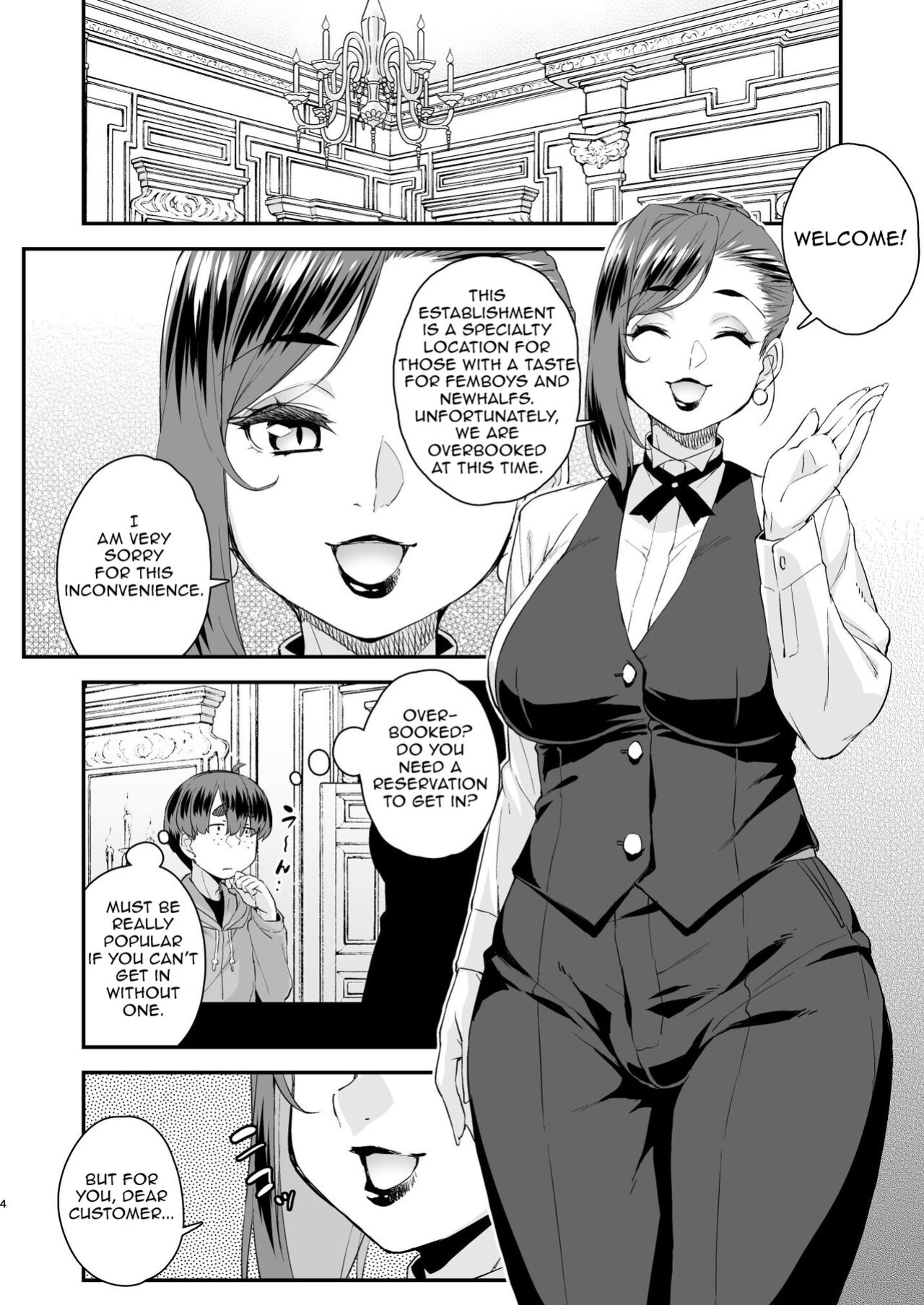 [Katooya (Katou Jun)] Chuumon no Ooi Otokonoko Fuuzokuten | Overbooked Femboy Brothel [Rognux]