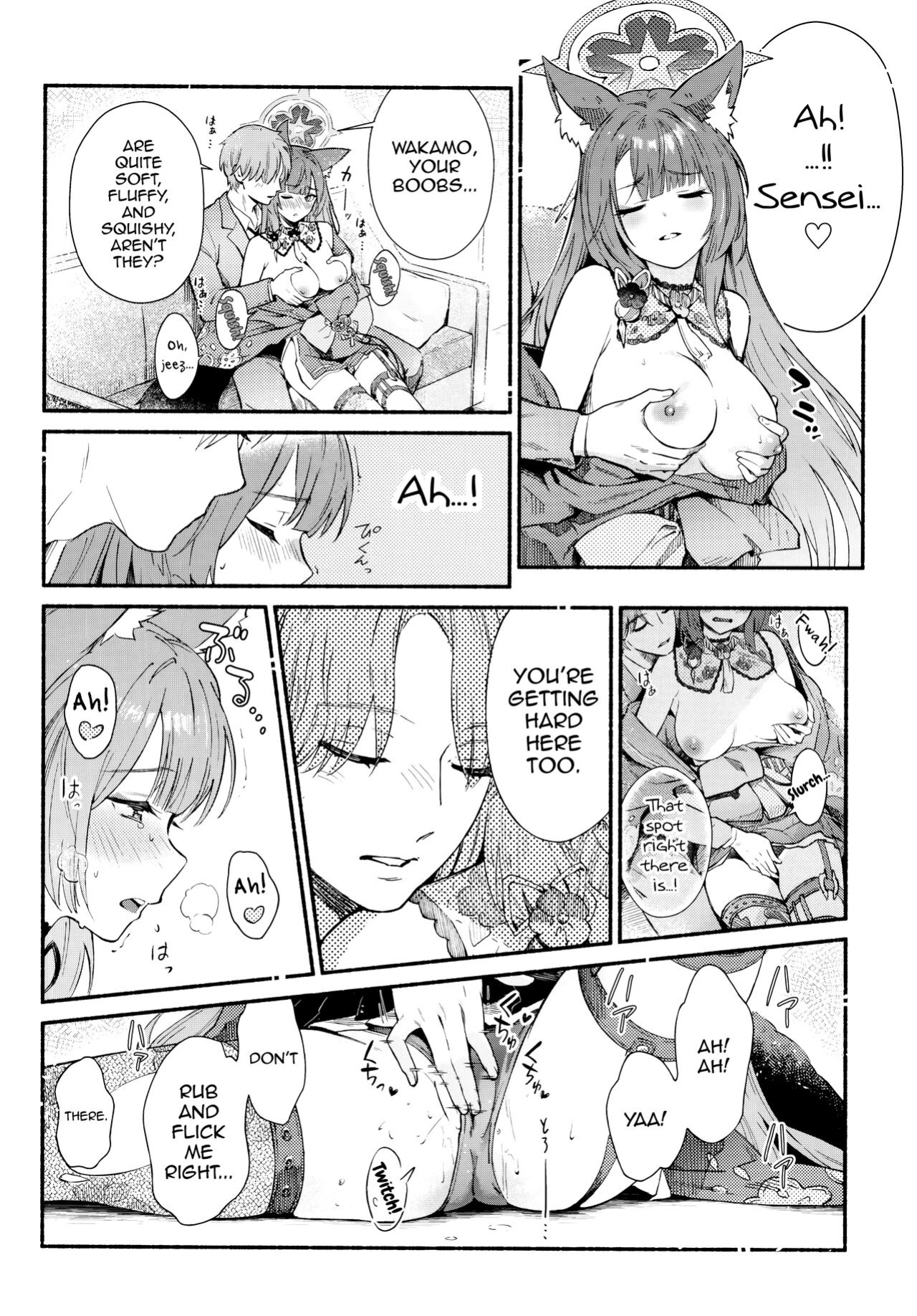 (C104) [Shiro no Ie (Yochiki)] Nakimushi Ecchi | Crybaby Sex (Blue Archive) [mysterymeat3]