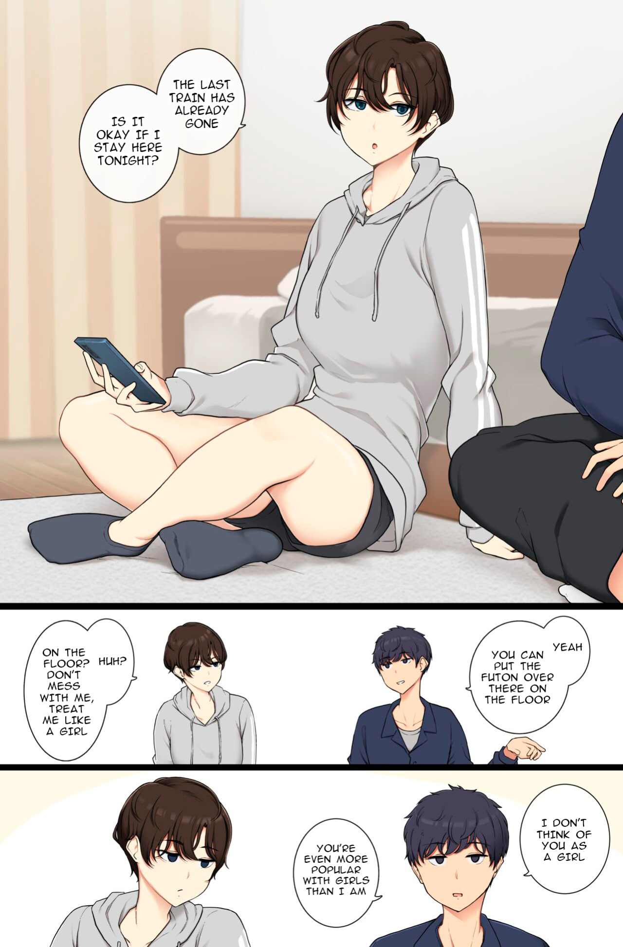 [Wakamatsu] Onnanoko Atsukai Shinai to Mesu Dearu Koto o Wakarasetekuru Boyish Joshi - A boyish girl who will show you that she is female if you don't treat her like one