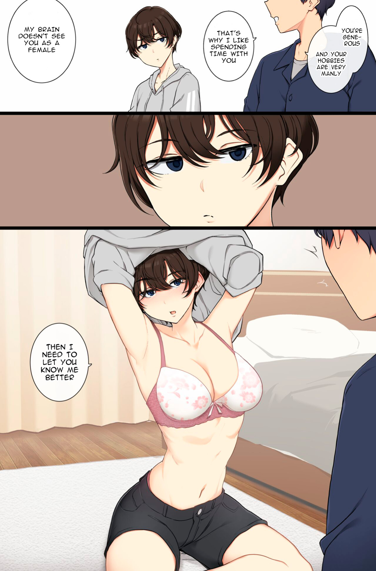 [Wakamatsu] Onnanoko Atsukai Shinai to Mesu Dearu Koto o Wakarasetekuru Boyish Joshi - A boyish girl who will show you that she is female if you don't treat her like one