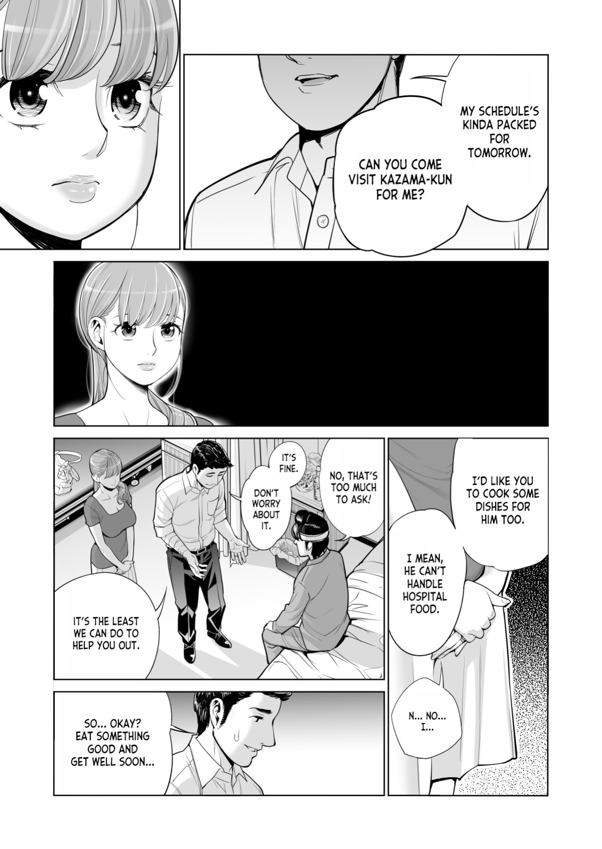 [HGT Labo (Tsusauto)] Akaneiro ni Somaru Wakazuma ~Byoushitsu de Boku no Tsuma ga Netorareta~ (Zenpen) [desudesu]