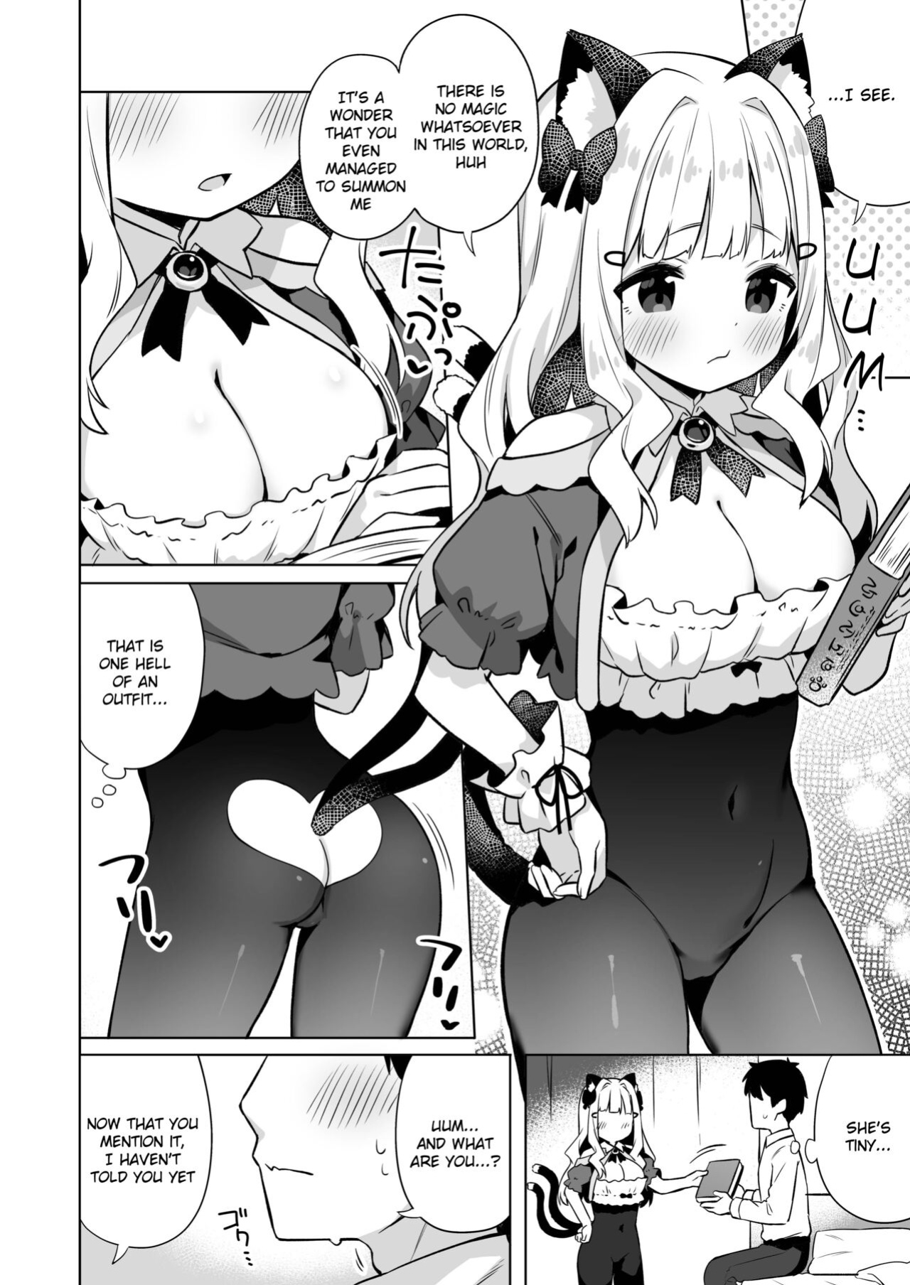 [Mukuton Kyouju to Soratobu Potato. (Muku)] Hirotta Madousho de Chinmai Nekomimi-chan to Ecchi Dekiru Hon