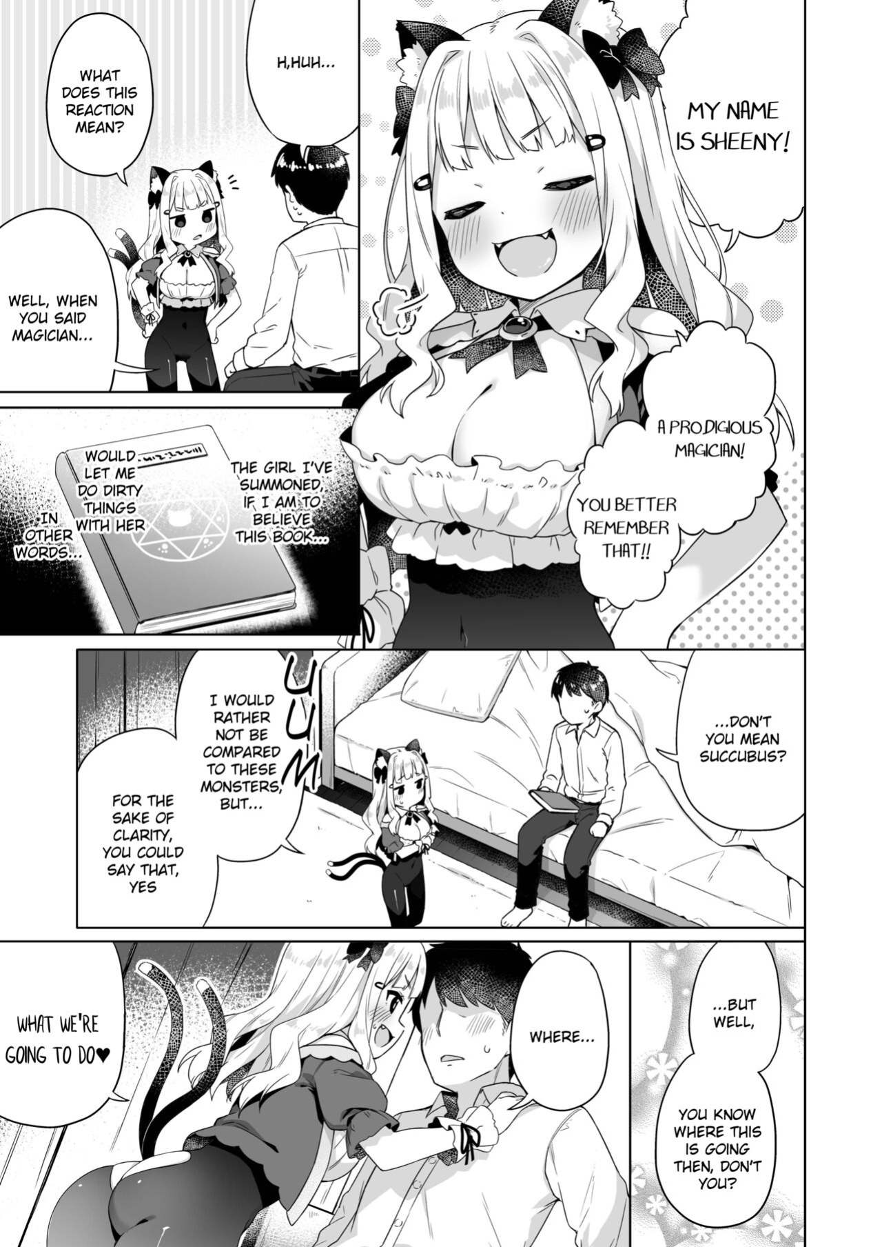 [Mukuton Kyouju to Soratobu Potato. (Muku)] Hirotta Madousho de Chinmai Nekomimi-chan to Ecchi Dekiru Hon
