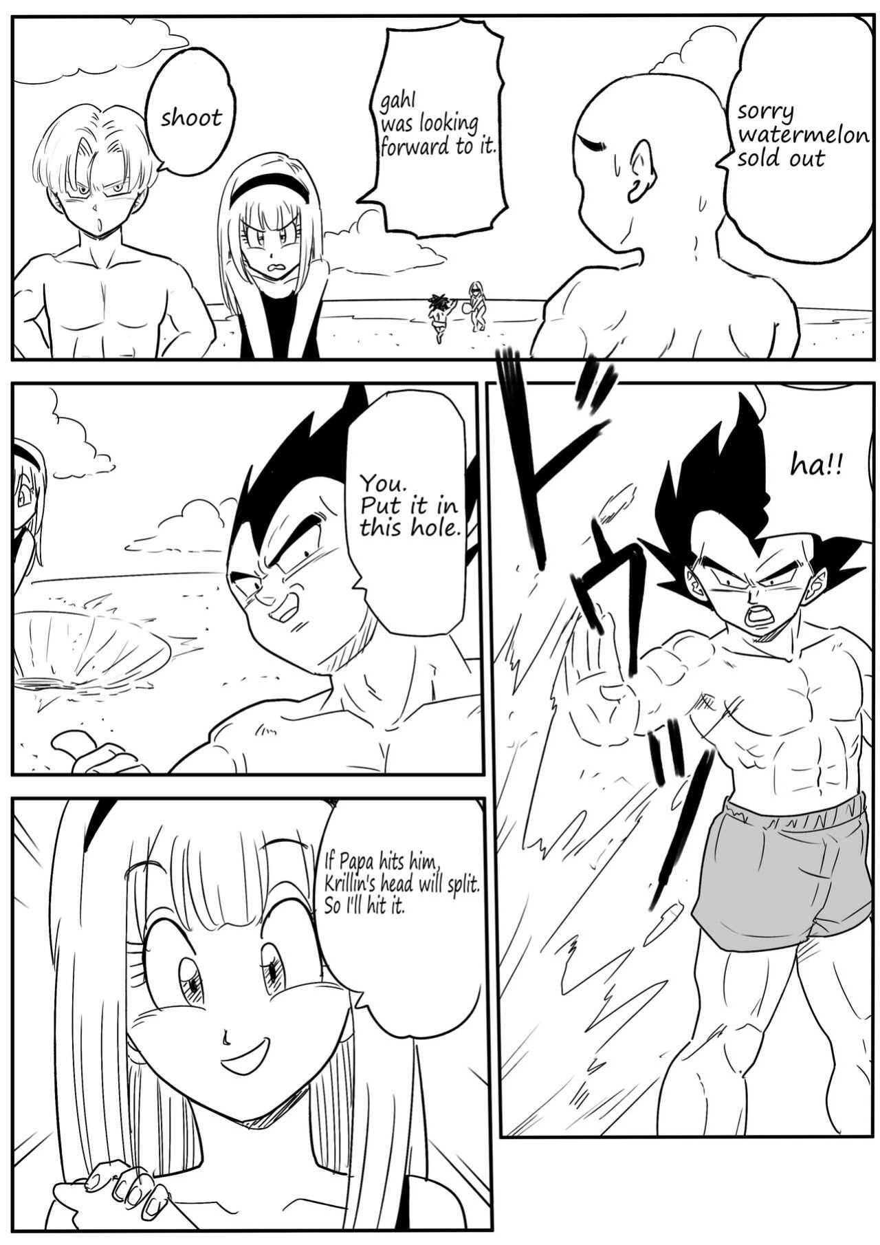 [Pink Mousse] Blonde NTR Big Cock Female Fallen (Dragon Ball) [English version]