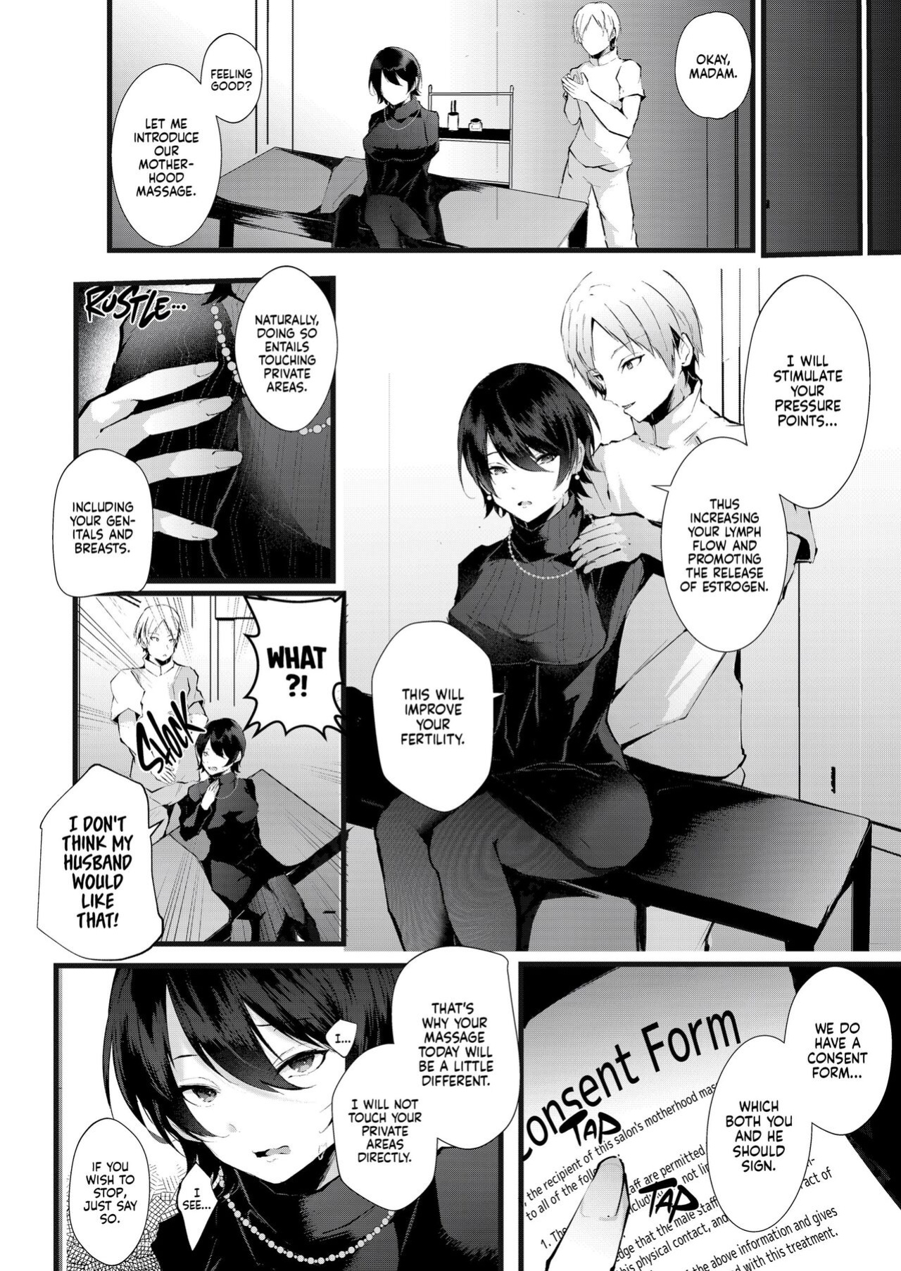 [FZ_ (Fujisaki Fujiko)] Kakkou no Rakuin ~Ninkatsu Kyonyuu Hitozuma ga Biyaku Jirashi Massage ni Kokomo mo Karada mo Ochiru made~ _ The Mark of the Cuckoo