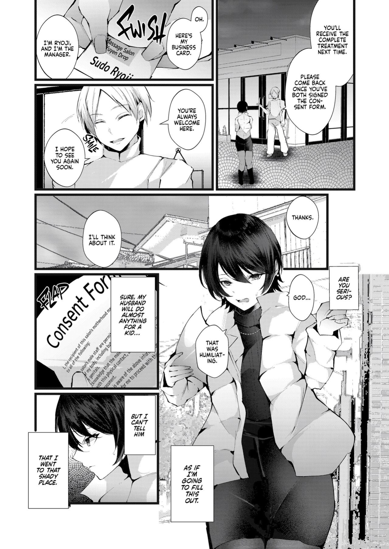 [FZ_ (Fujisaki Fujiko)] Kakkou no Rakuin ~Ninkatsu Kyonyuu Hitozuma ga Biyaku Jirashi Massage ni Kokomo mo Karada mo Ochiru made~ _ The Mark of the Cuckoo
