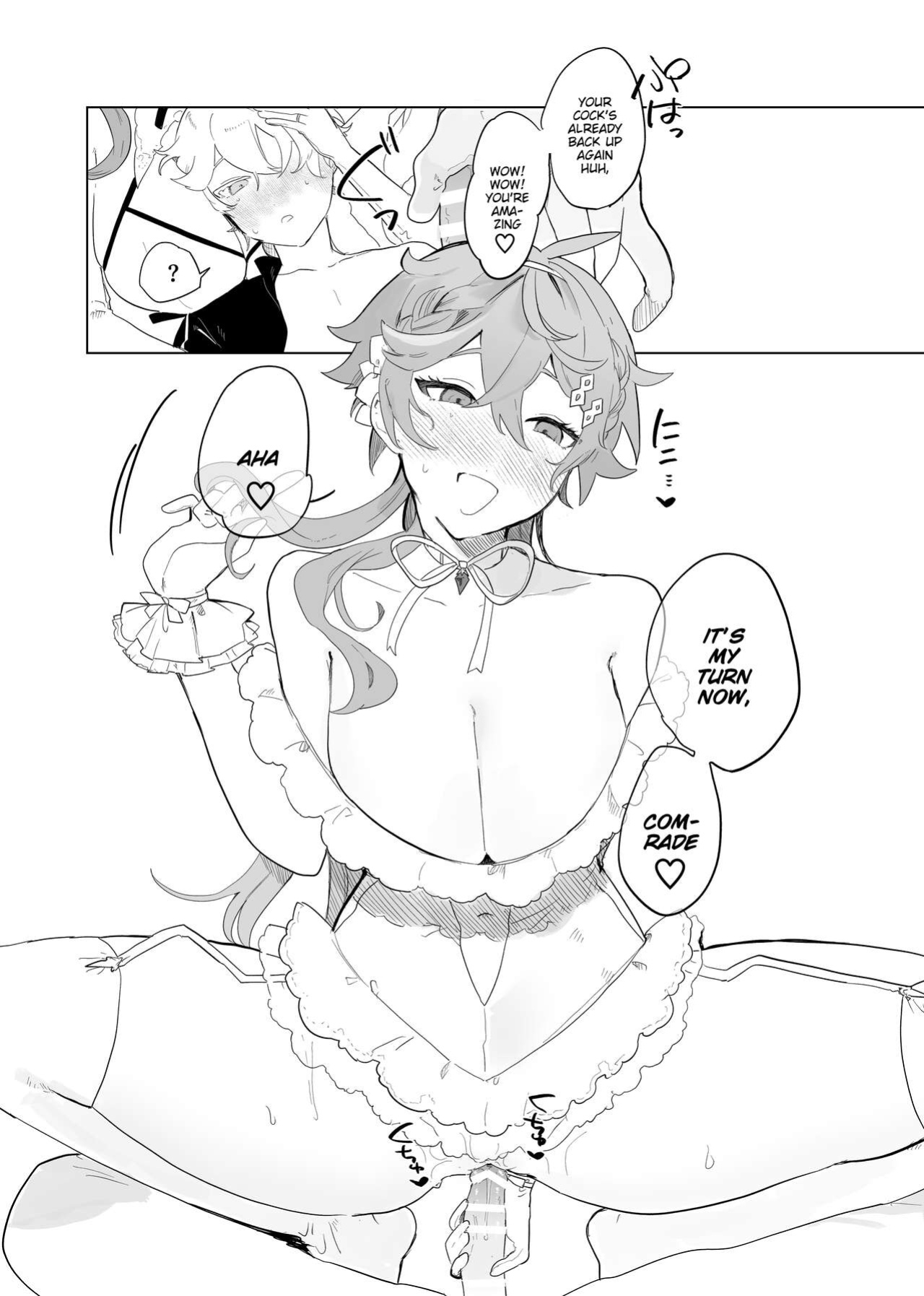 (TOKYO FES 2023) [Domestic Milk (Ogu)] Sora-kun ga Ashinaga Oneechan-tachi to Ichaicha Suru Hon | Aether flirts with the long legged ladies [Disappointing Translations]