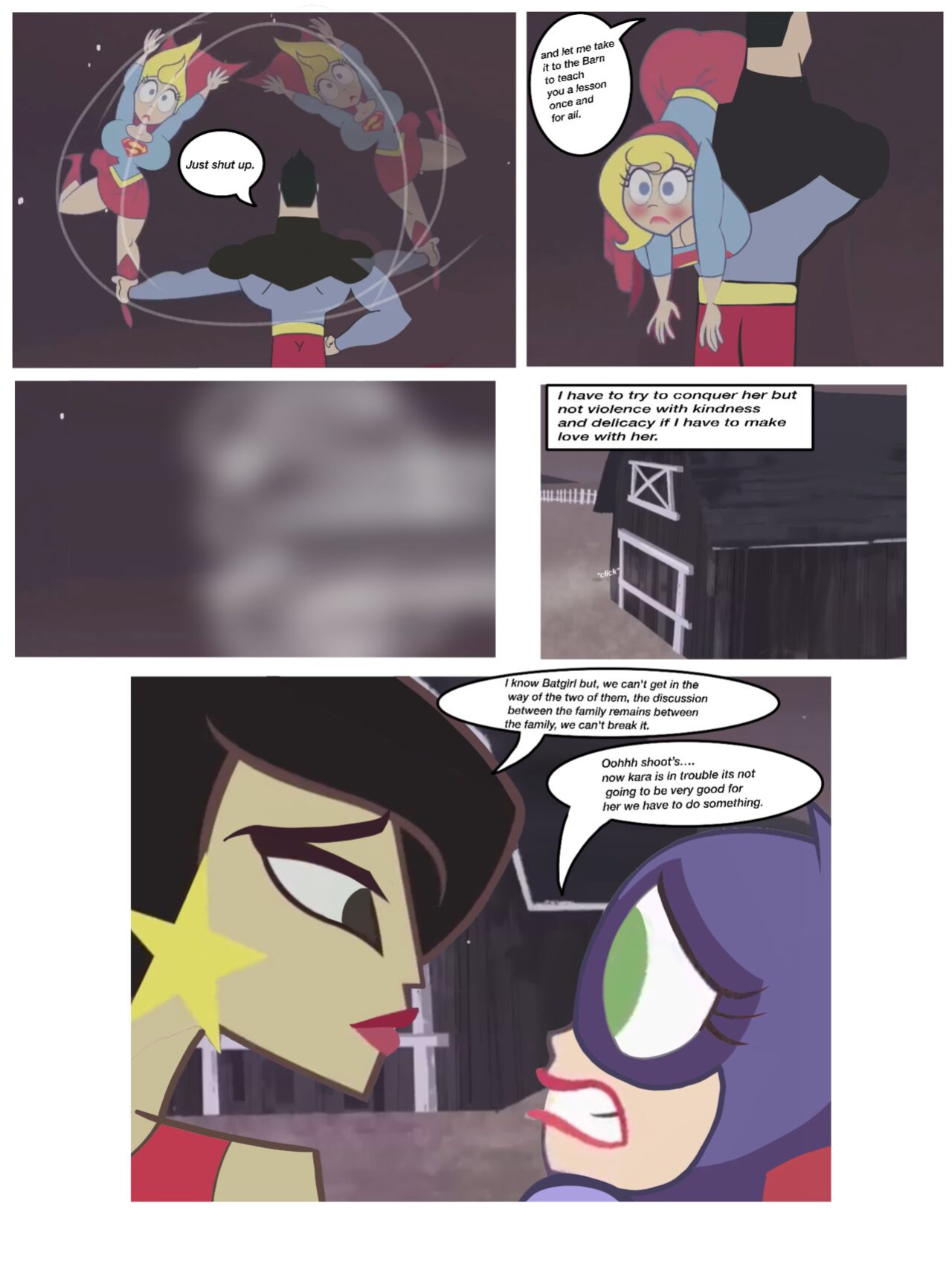 (Djpaint96) Dc Super Best Friends Forever - The Girl’s Punishment (Dc Superhero Girl)