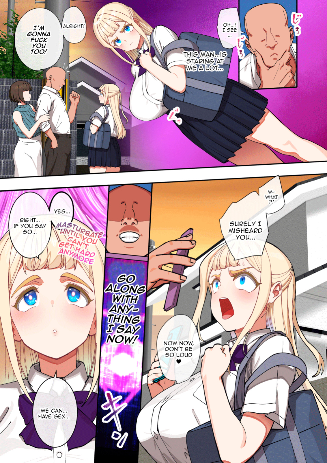 [Pettan Doujou (PettanP)] Saimin ochi kinpatsu bakunyuu seito kaichō wa zaamen ga daisuki /The Hypnotized Blonde Student Council President Loves Semen
