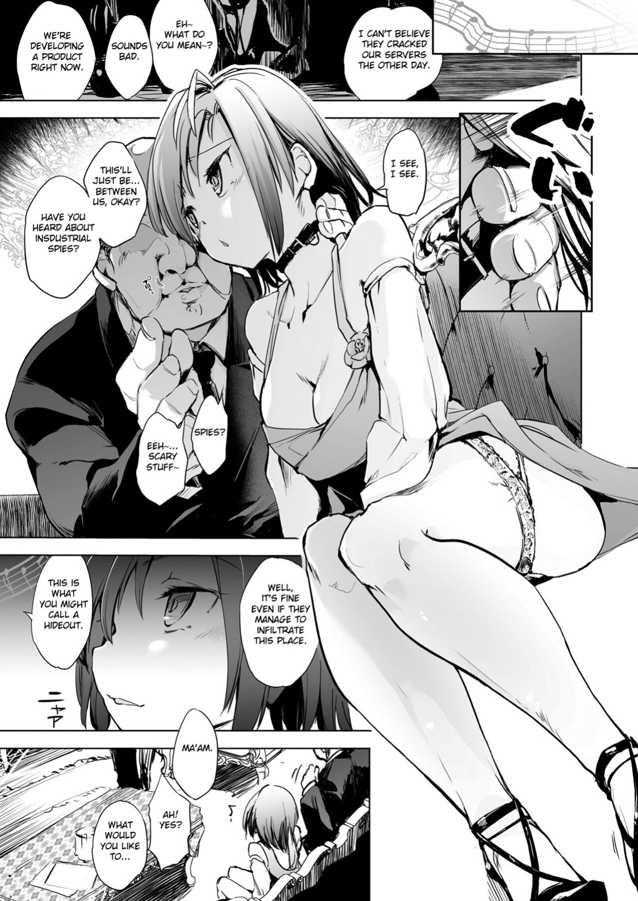 [Shijokko] Jouhou Rouei ni Ki wo Tsukete (COMIC AUN Kai Vol. 8) [Fated Circle]