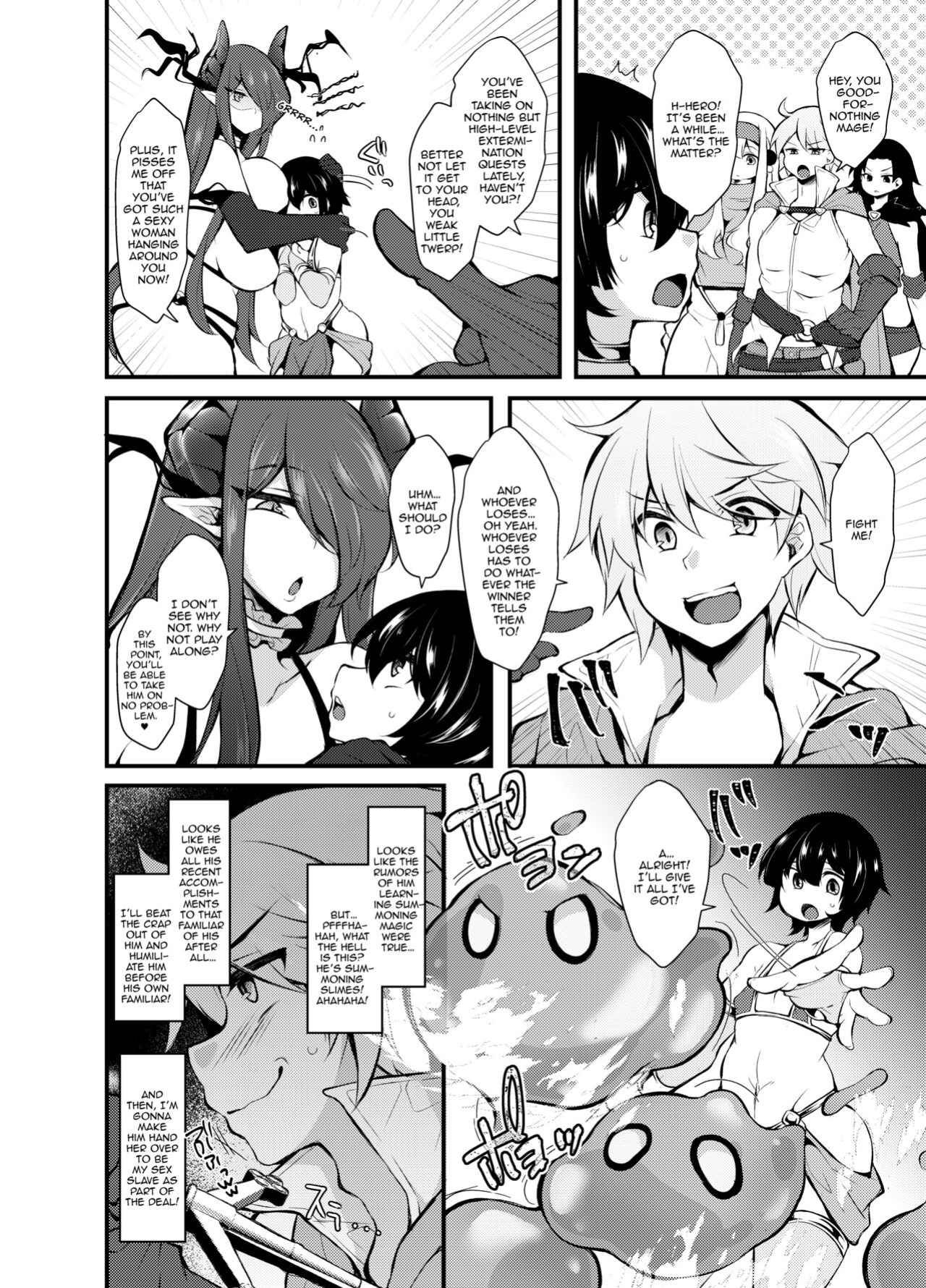 [Kimagure na Bakeneko (Jenigata)] Party o Oidasareta Mahoutsukai no Boku ga Shoukan Mahou o Shuutoku Shite Saikyou (Mecha Ero) Inma to Keiyaku Shita node Koko kara Okasarete Tsuyoku Naru [FemdomScans]