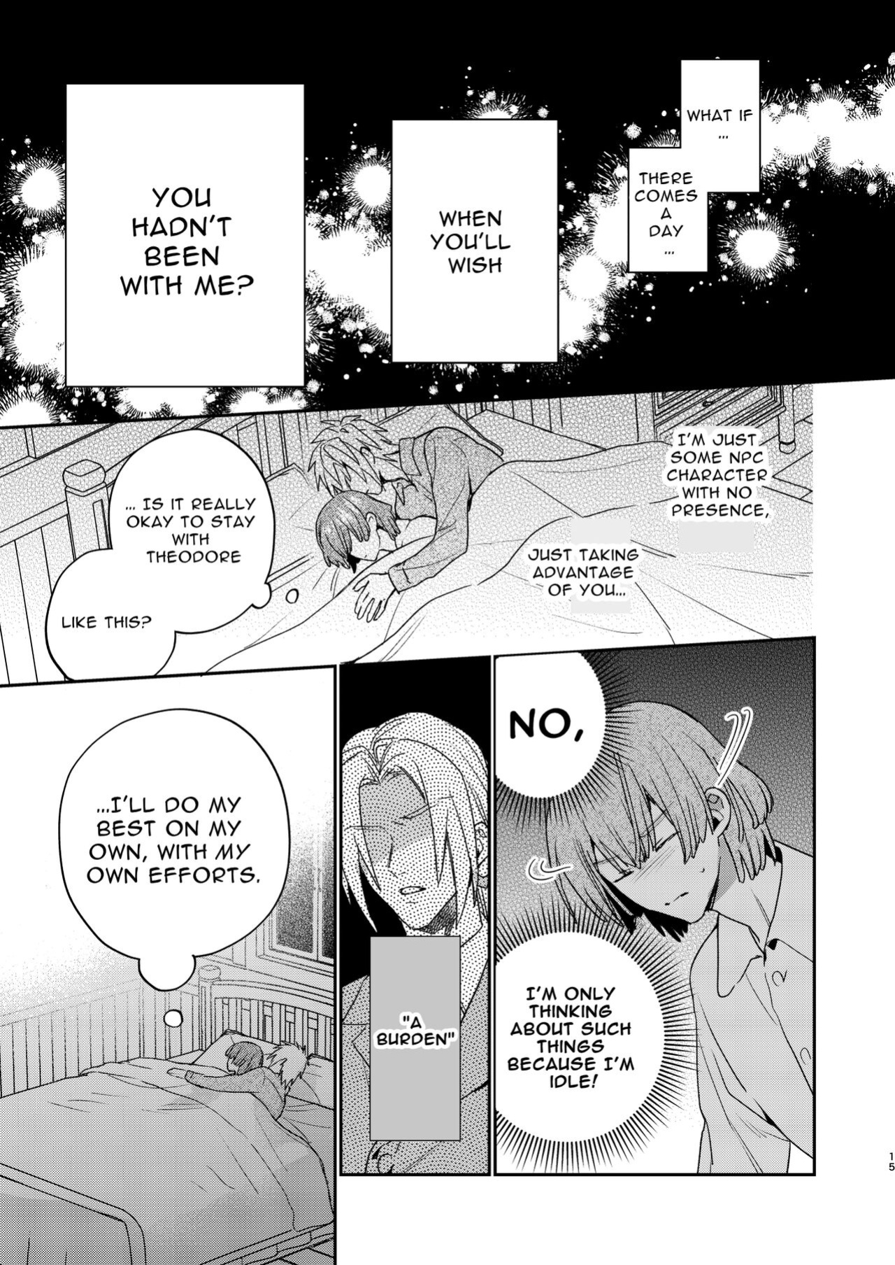 [niwaniwa (Oova Akiru)] Tensei Mob wa BL-gee no Sekai de Hamerare Kouryakusaremashita!? 3 | Sex with the Love Interest! But I'm an NPC! 3 [Bean Works]