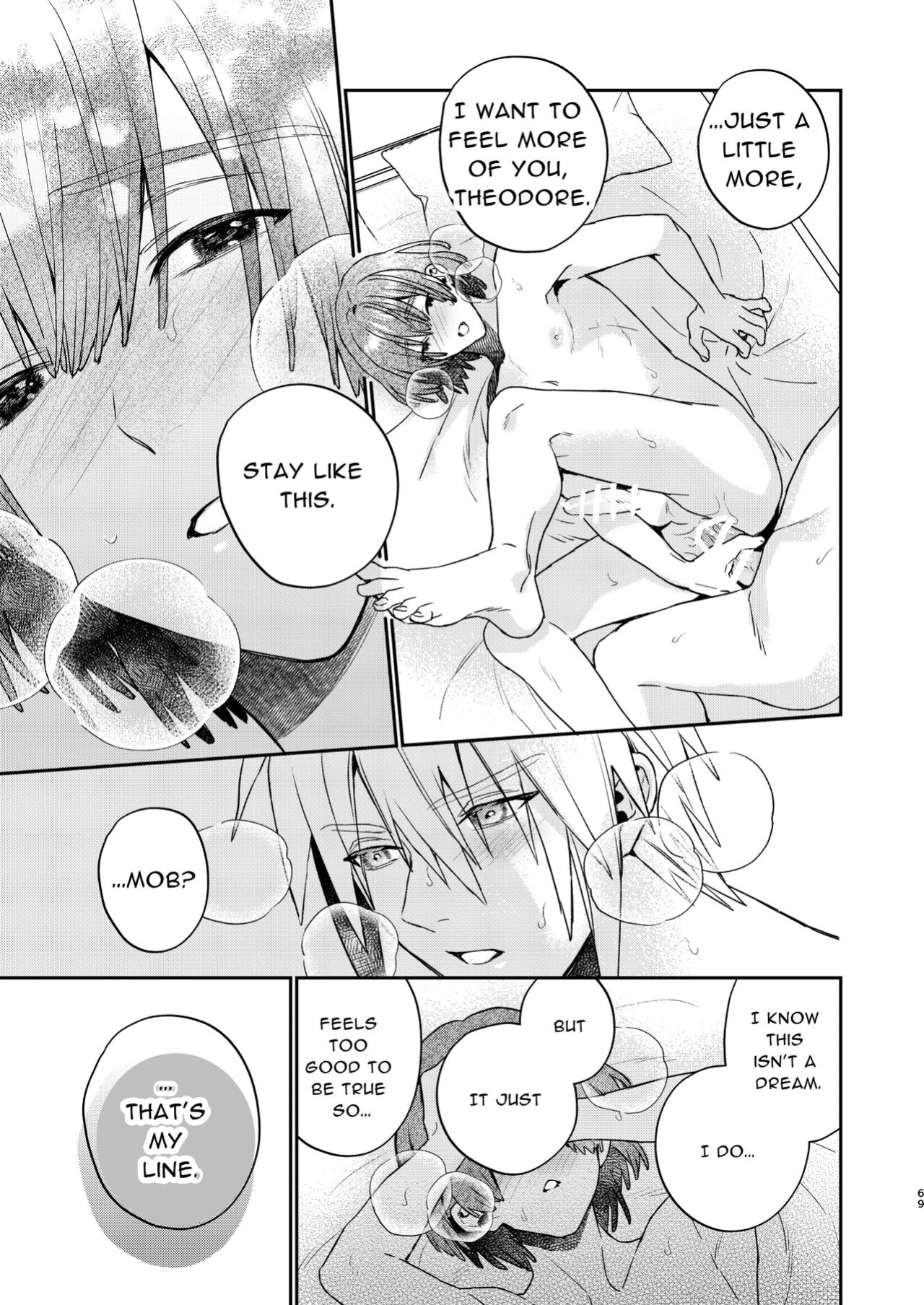 [niwaniwa (Oova Akiru)] Tensei Mob wa BL-gee no Sekai de Hamerare Kouryakusaremashita!? 3 | Sex with the Love Interest! But I'm an NPC! 3 [Bean Works]