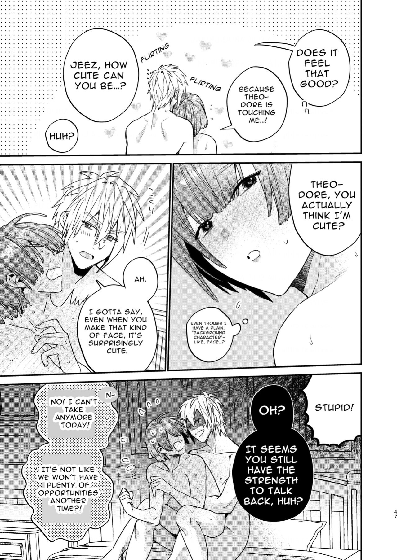 [niwaniwa (Oova Akiru)] Tensei Mob wa BL-gee no Sekai de Hamerare Kouryakusaremashita!? | Sex with the Love Interest! But I'm an NPC! 1