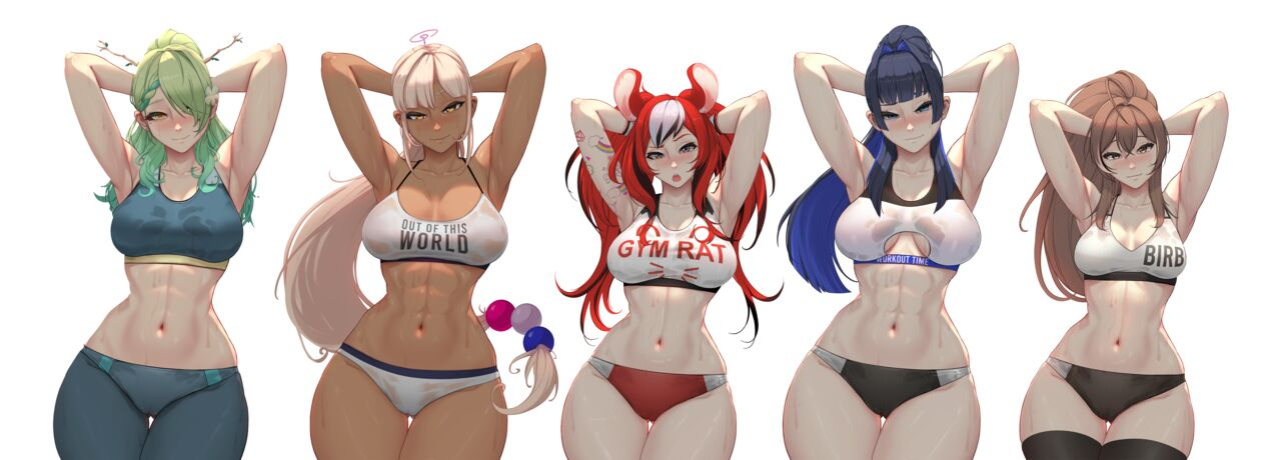 [Myth1carts] Sweaty Gym HoloCouncil Megapack (Hololive English)