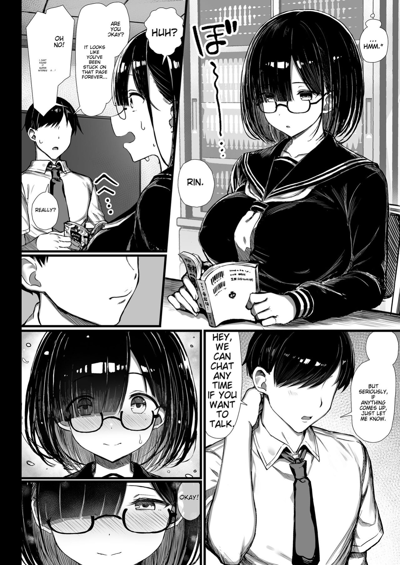 [MOSQUITONE. (Great Mosu)] Bungaku Shoujo wa Somerareru | Nerdy Girl Dyed Into A Slut [MTL]