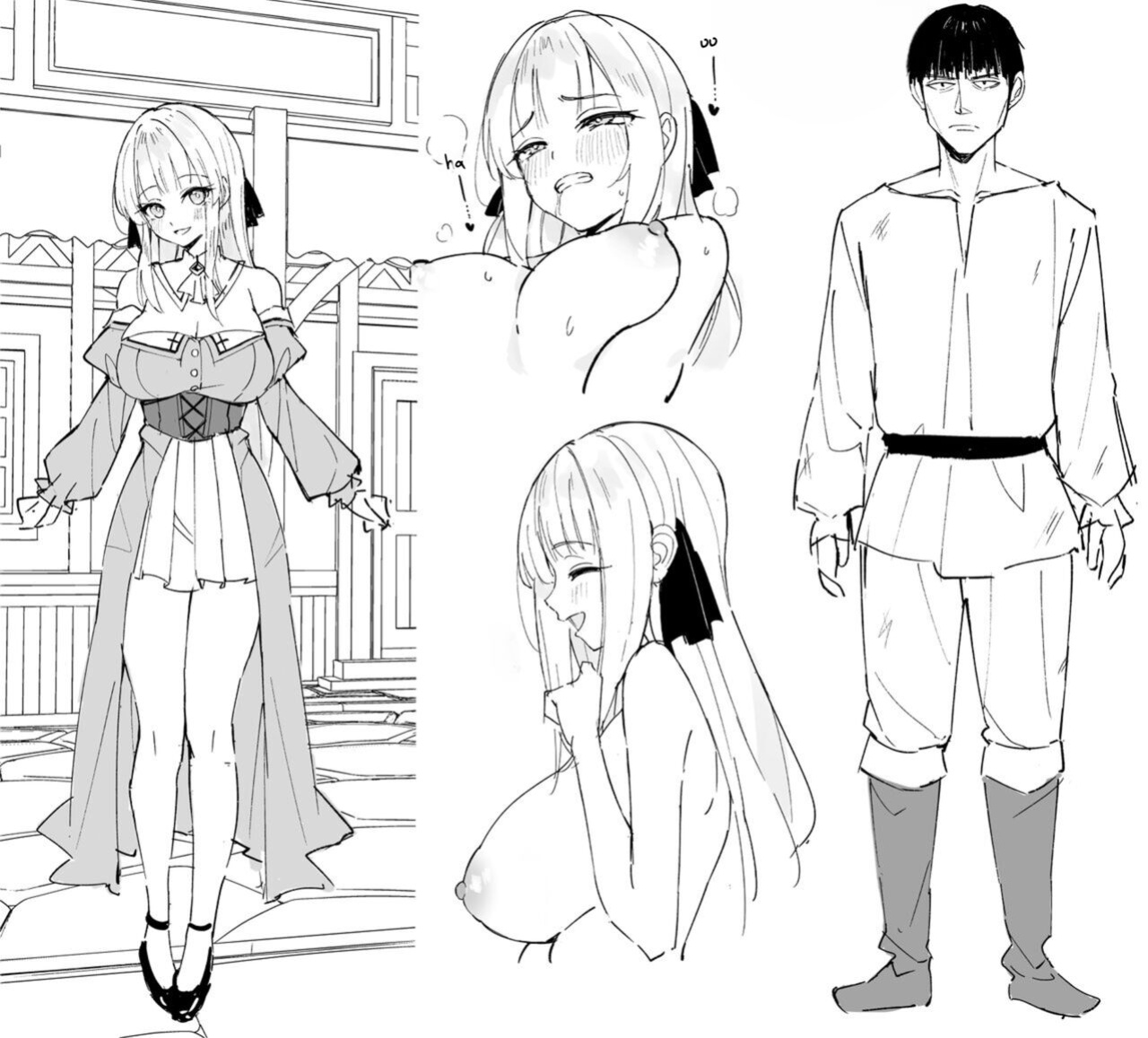 [Unahouse (Unacchi)] Ojousama Kanzen Haiboku.~Taisetsu ni Sodaterareta Kizoku Musume ga Jibun kara Shomin Ochinpo Onedari Surumade~ [Rei Scans]