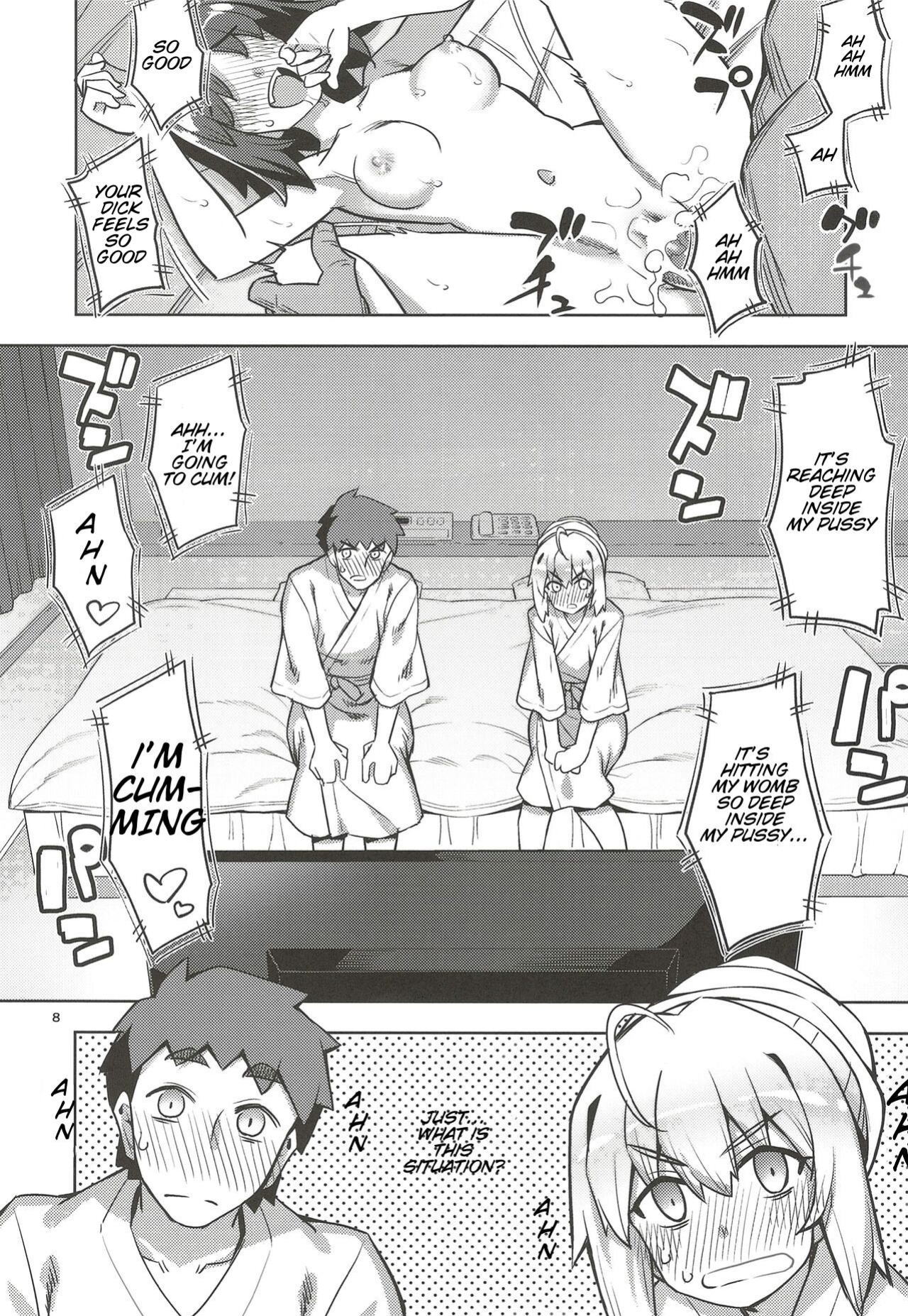 (C102) [RUBBISH Selecting Squad (Namonashi)] RE32 ShiKen ga LoveHo de Sukebe Suru dake no Hon | Shirou and Saber do lewd things at a hotel. (Fate/Stay Night) [Completely_Random]