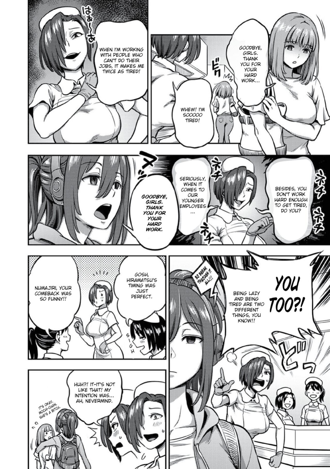 [Kameyama Shiruko] Sakusei Byoutou ~Seikaku Saiaku no Nurse shika Inai Byouin de Shasei Kanri Seikatsu~ Ch. 7 | Life in a Hospital With Only the Worst Nurses! Ch. 7 (COMIC Ananga Ranga Vol. 76) [nudgenudge]