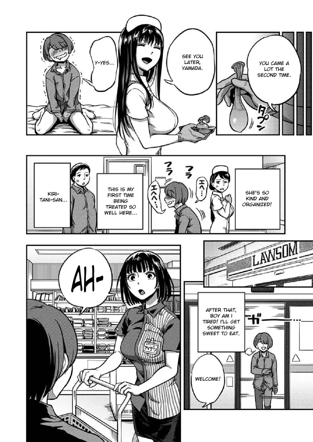 [Kameyama Shiruko] Sakusei Byoutou ~Seikaku Saiaku no Nurse shika Inai Byouin de Shasei Kanri Seikatsu~ Ch. 7 | Life in a Hospital With Only the Worst Nurses! Ch. 7 (COMIC Ananga Ranga Vol. 76) [nudgenudge]