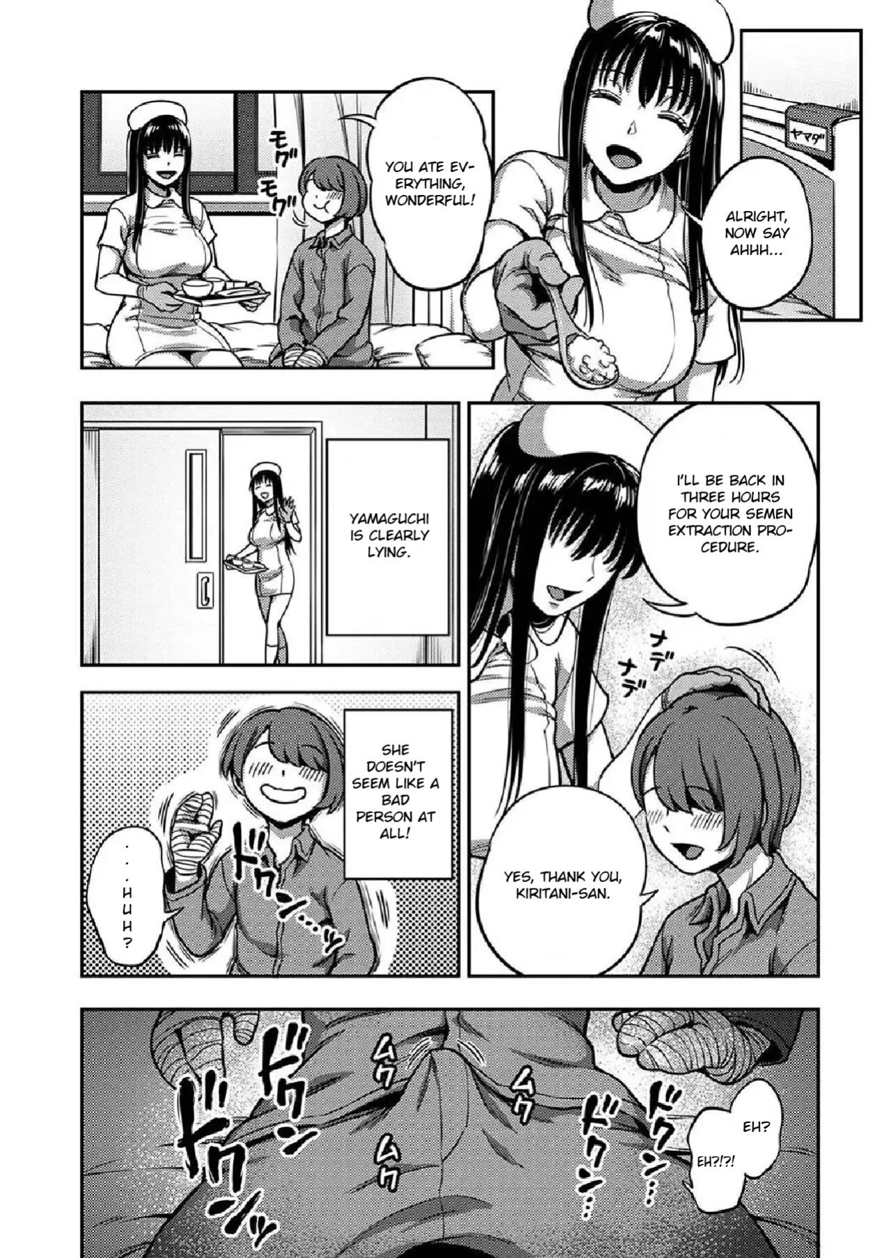 [Kameyama Shiruko] Sakusei Byoutou ~Seikaku Saiaku no Nurse shika Inai Byouin de Shasei Kanri Seikatsu~ Ch. 7 | Life in a Hospital With Only the Worst Nurses! Ch. 7 (COMIC Ananga Ranga Vol. 76) [nudgenudge]