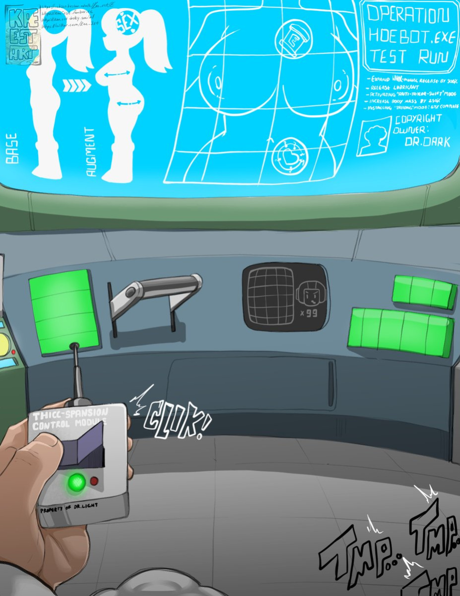 [Kae'Est] Dr. Light testing a new software from Dr. Dark (Mega Man)
