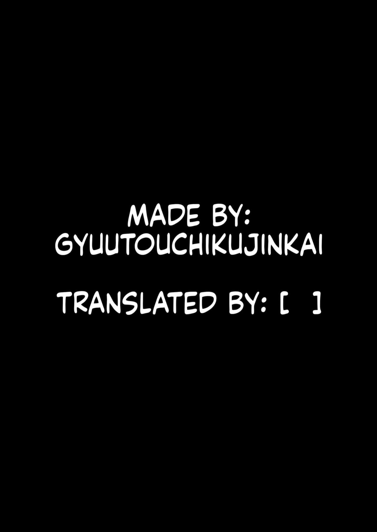 [Gyuutou Chikujinkai (Nyosaku)] RIPPERGIRL YABAMI