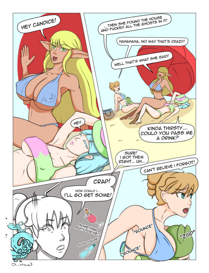 [D-Mew] Stuffed on the Beach