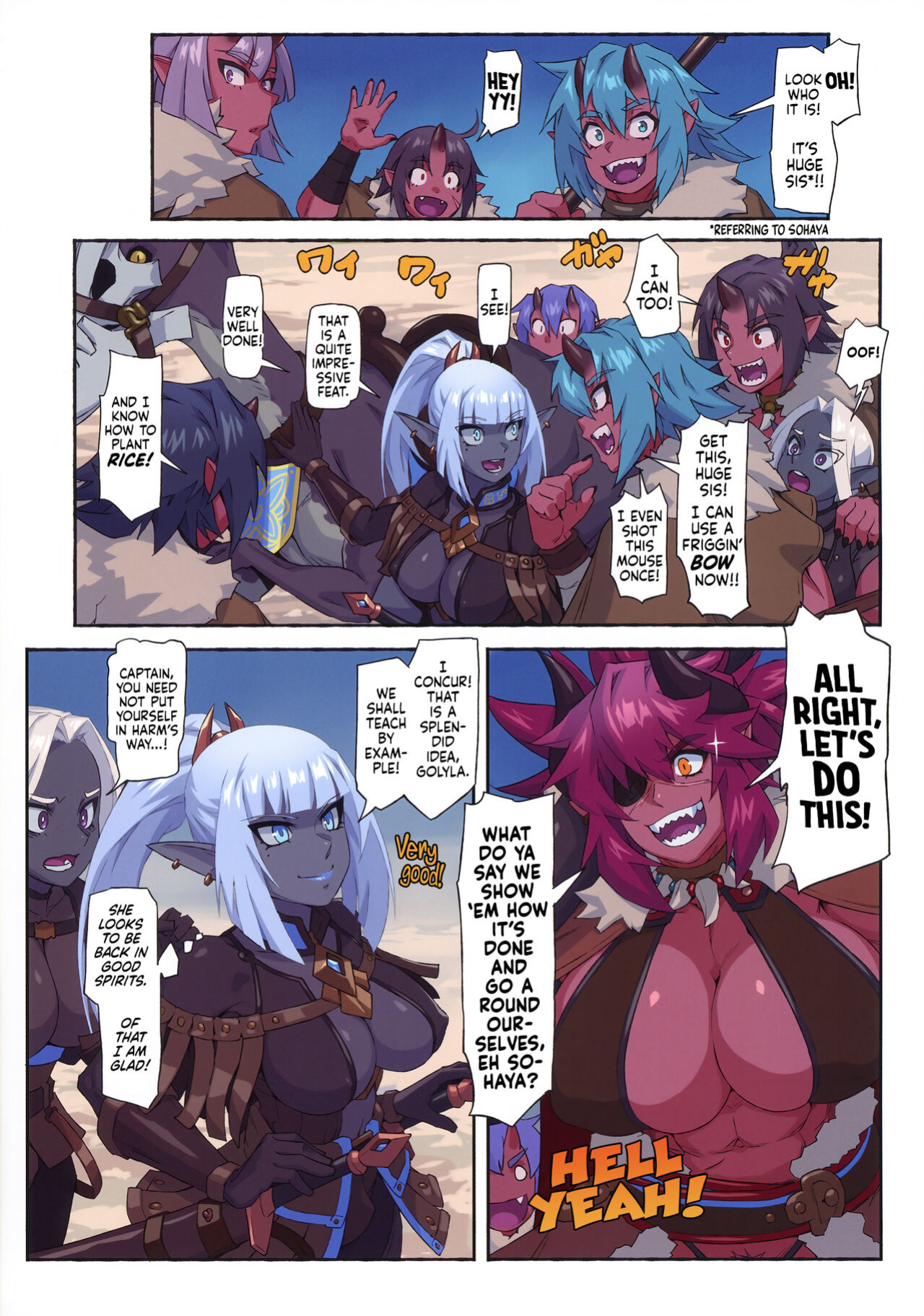 (C104) [M-ya (Mikoyan)] Ogre tai Dark Elf III | Ogre Vs Dark Elf 3