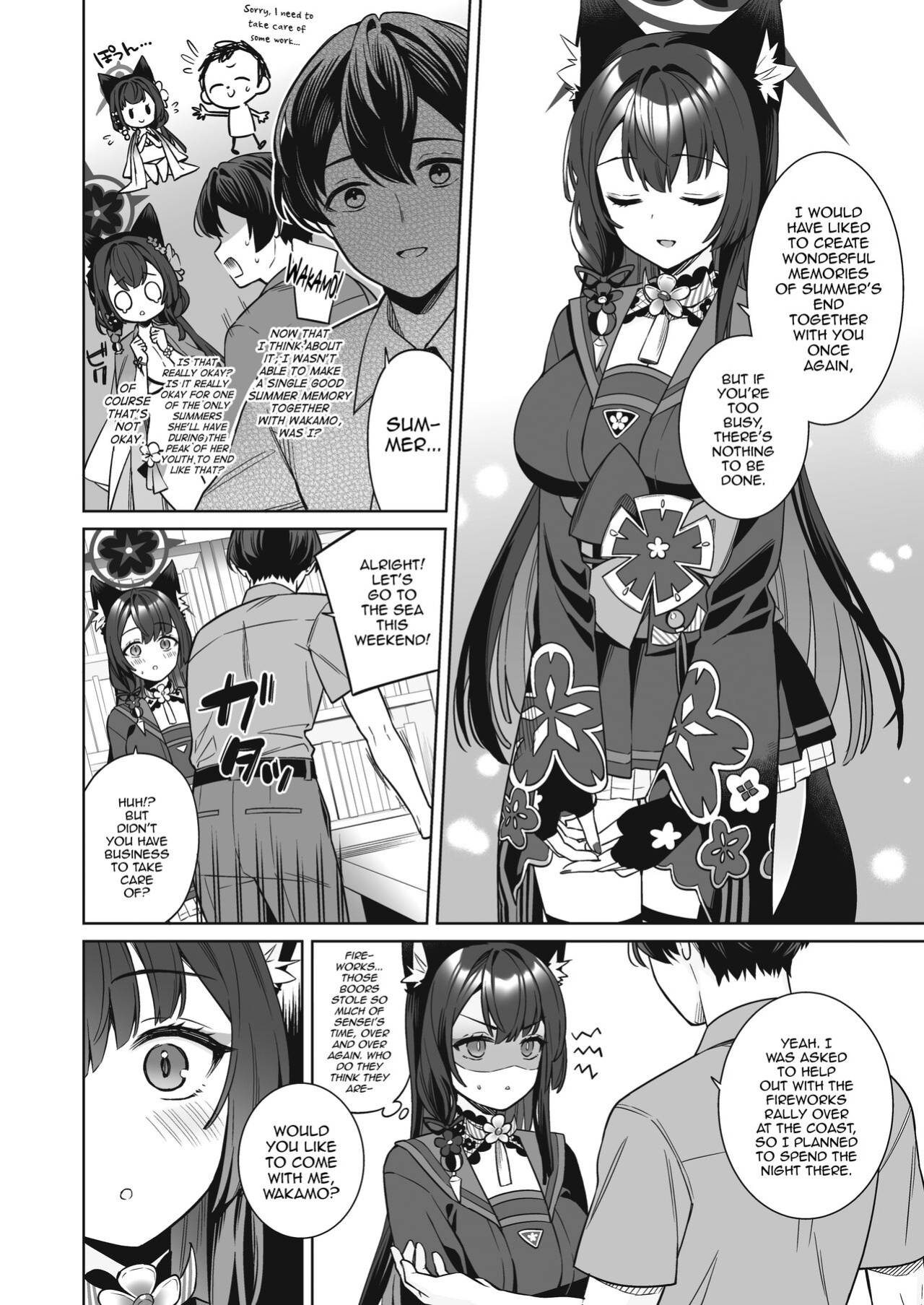 [NOMIYAGUMI (Ichinomiya)] Junjou・Renjou・Hatsujou Kitsune 2 | Pure♥Lovestruck♥Fox in Heat 2 (Blue Archive) [mysterymeat3]