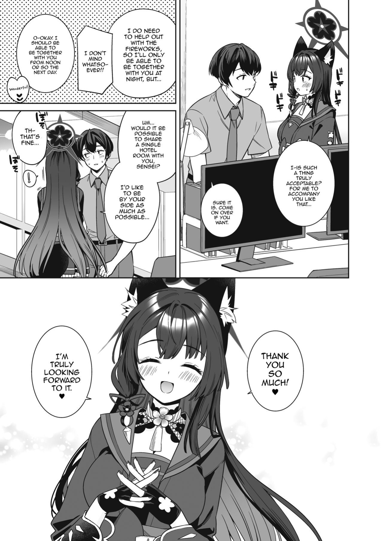 [NOMIYAGUMI (Ichinomiya)] Junjou・Renjou・Hatsujou Kitsune 2 | Pure♥Lovestruck♥Fox in Heat 2 (Blue Archive) [mysterymeat3]