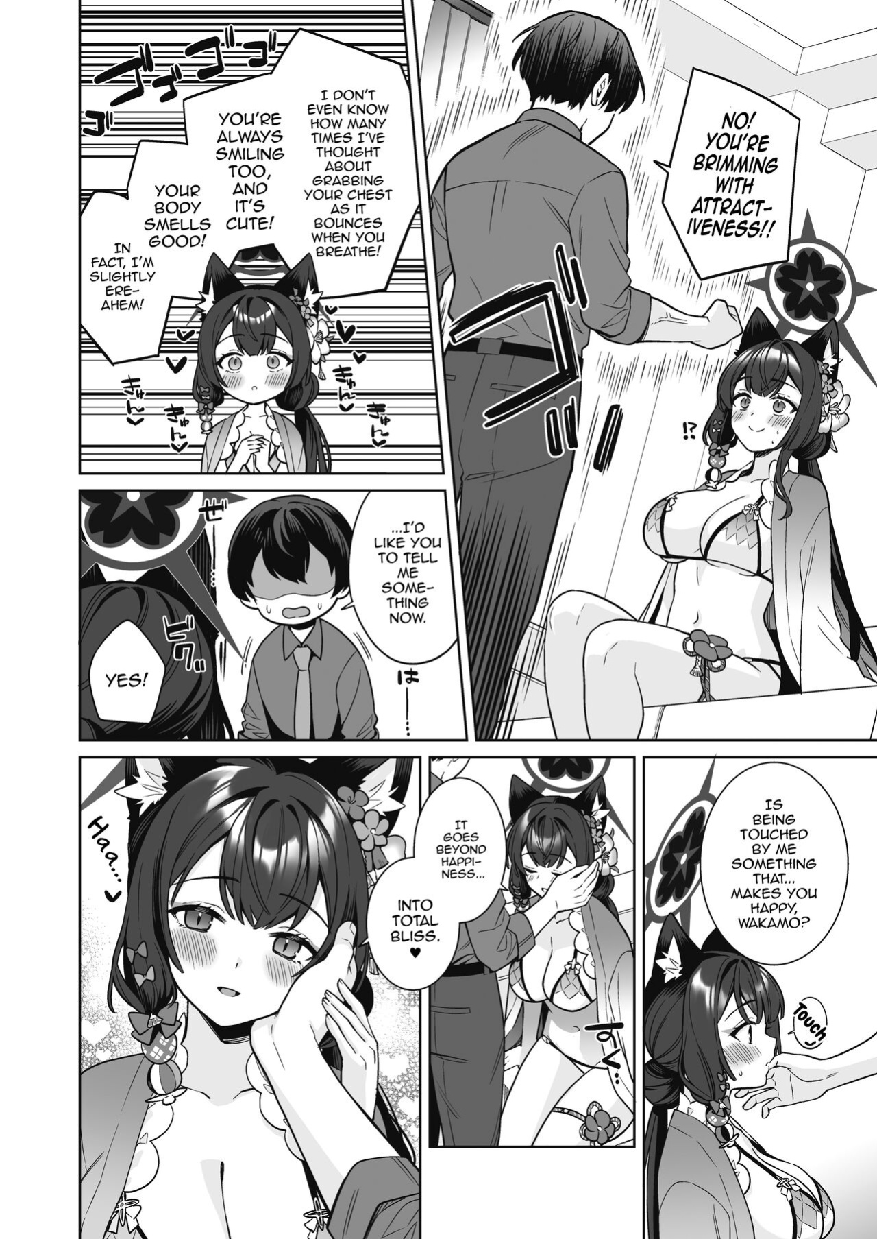 [NOMIYAGUMI (Ichinomiya)] Junjou・Renjou・Hatsujou Kitsune 2 | Pure♥Lovestruck♥Fox in Heat 2 (Blue Archive) [mysterymeat3]
