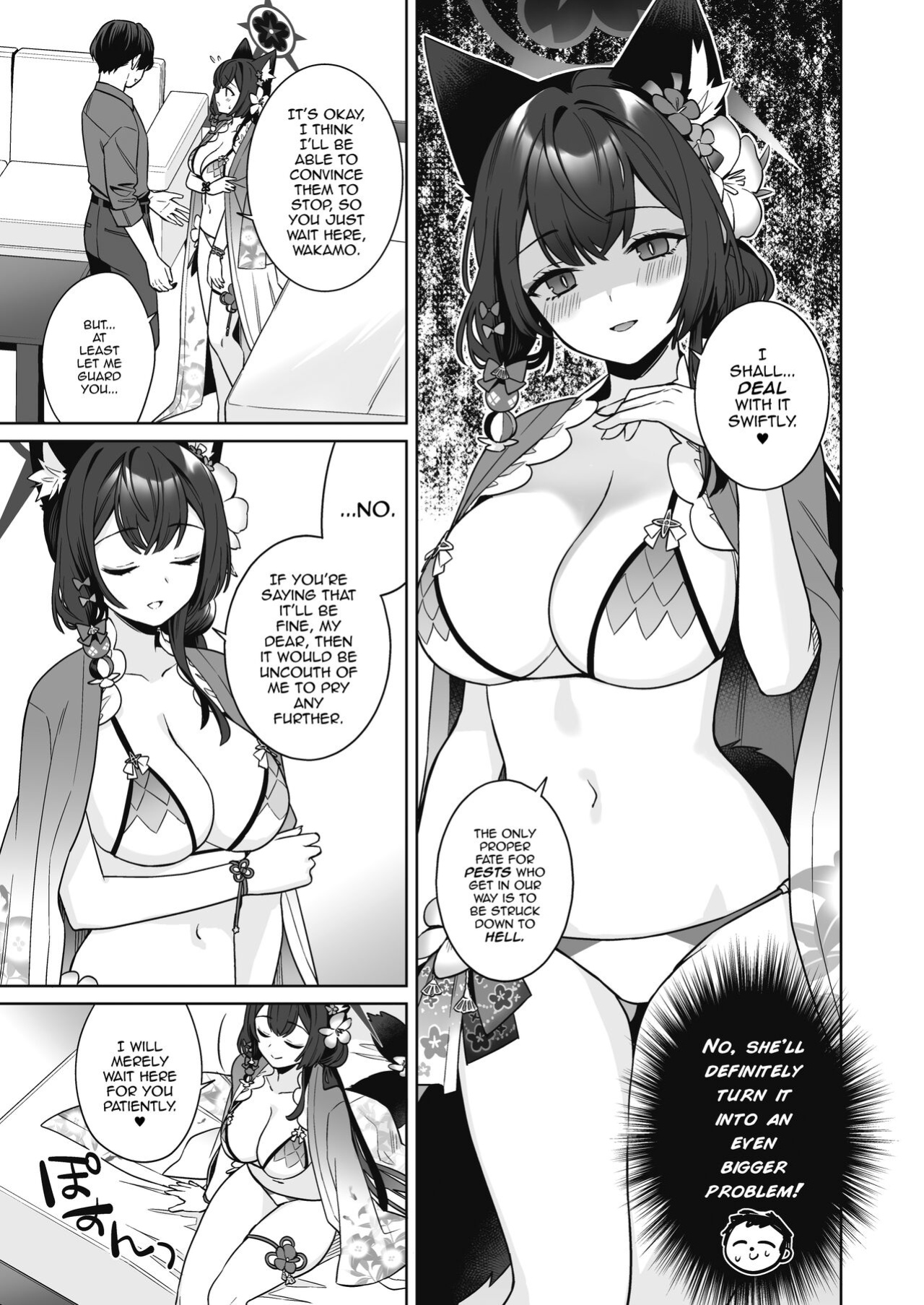 [NOMIYAGUMI (Ichinomiya)] Junjou・Renjou・Hatsujou Kitsune 2 | Pure♥Lovestruck♥Fox in Heat 2 (Blue Archive) [mysterymeat3]