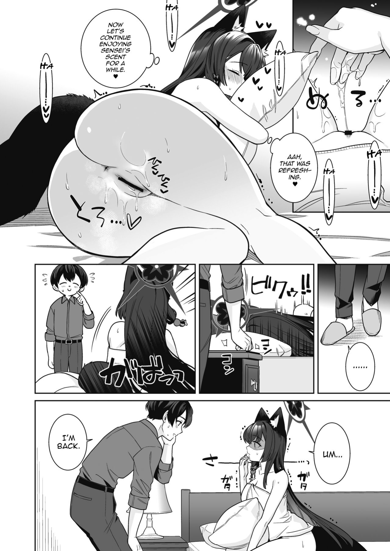 [NOMIYAGUMI (Ichinomiya)] Junjou・Renjou・Hatsujou Kitsune 2 | Pure♥Lovestruck♥Fox in Heat 2 (Blue Archive) [mysterymeat3]