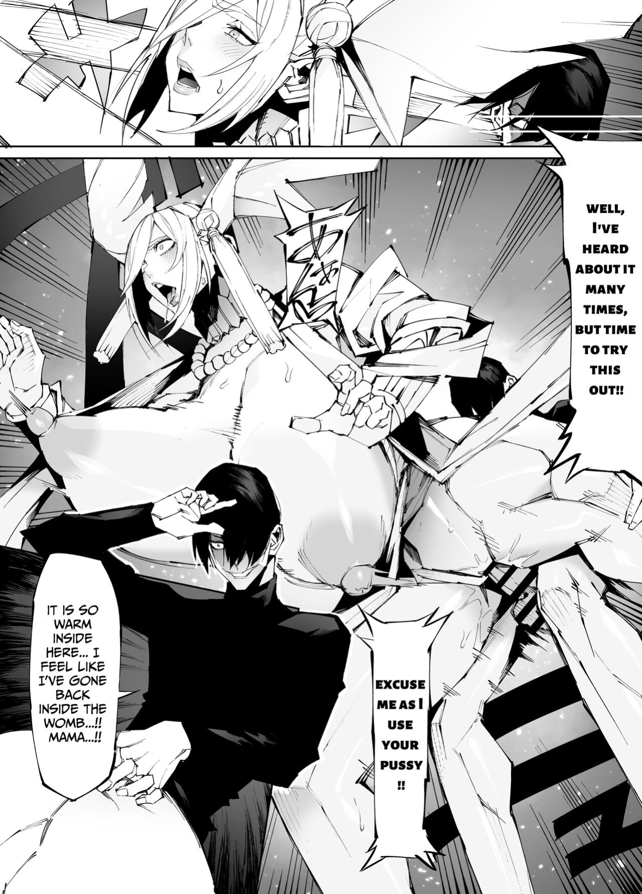 [Yakiniku Tabetei (Pobotto)] Kyokon Tensei -Seiki Shijou Shugi na Isekai ni Tensei shita no de Bakunyuu Bijo to Hame Makuri-