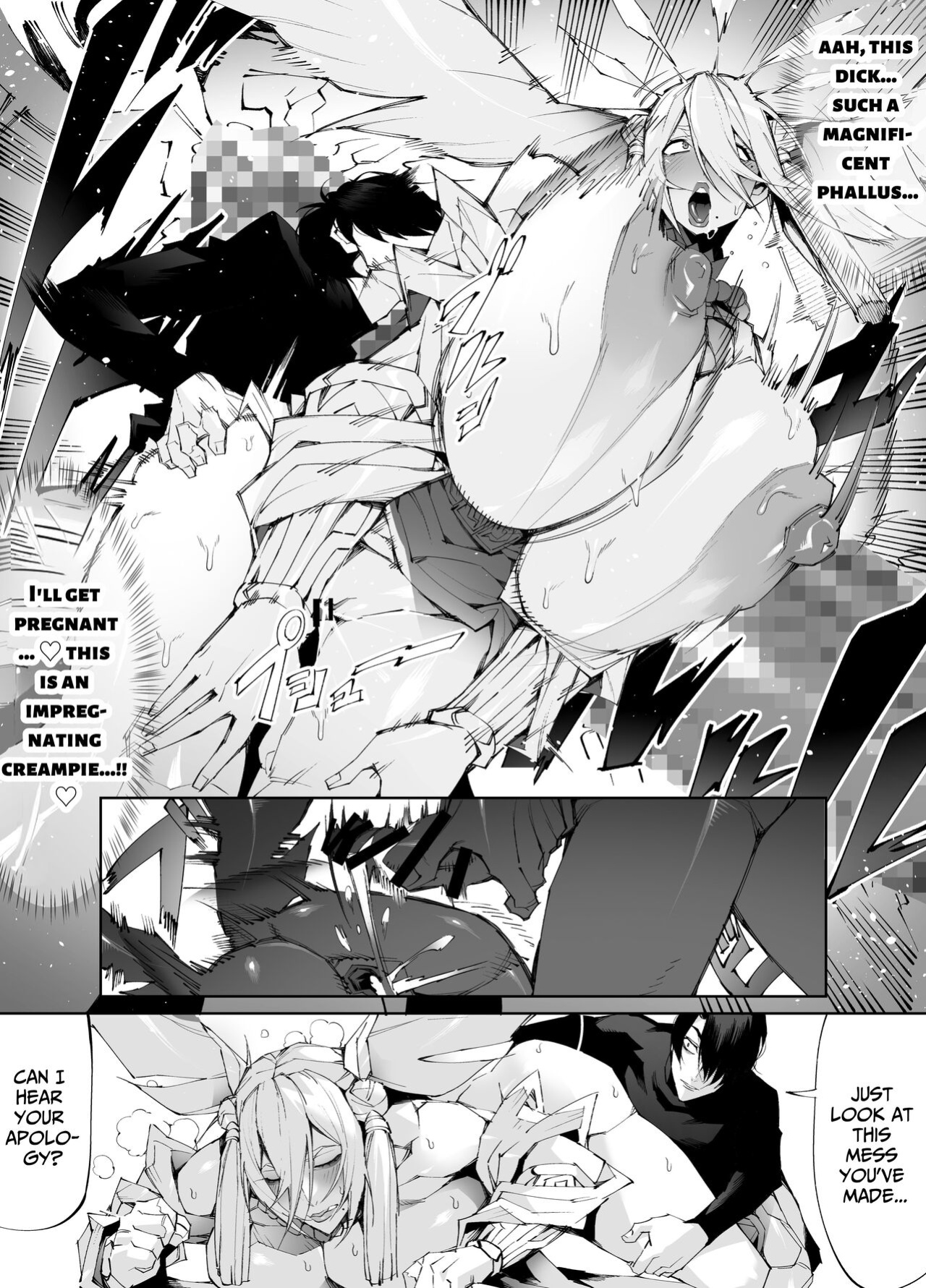[Yakiniku Tabetei (Pobotto)] Kyokon Tensei -Seiki Shijou Shugi na Isekai ni Tensei shita no de Bakunyuu Bijo to Hame Makuri-